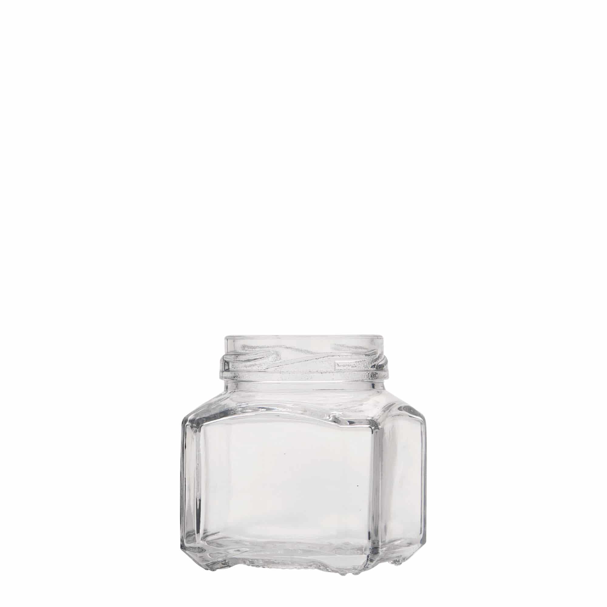 106 ml pot carré 'Milan', ouverture : Twist-Off (TO 48)