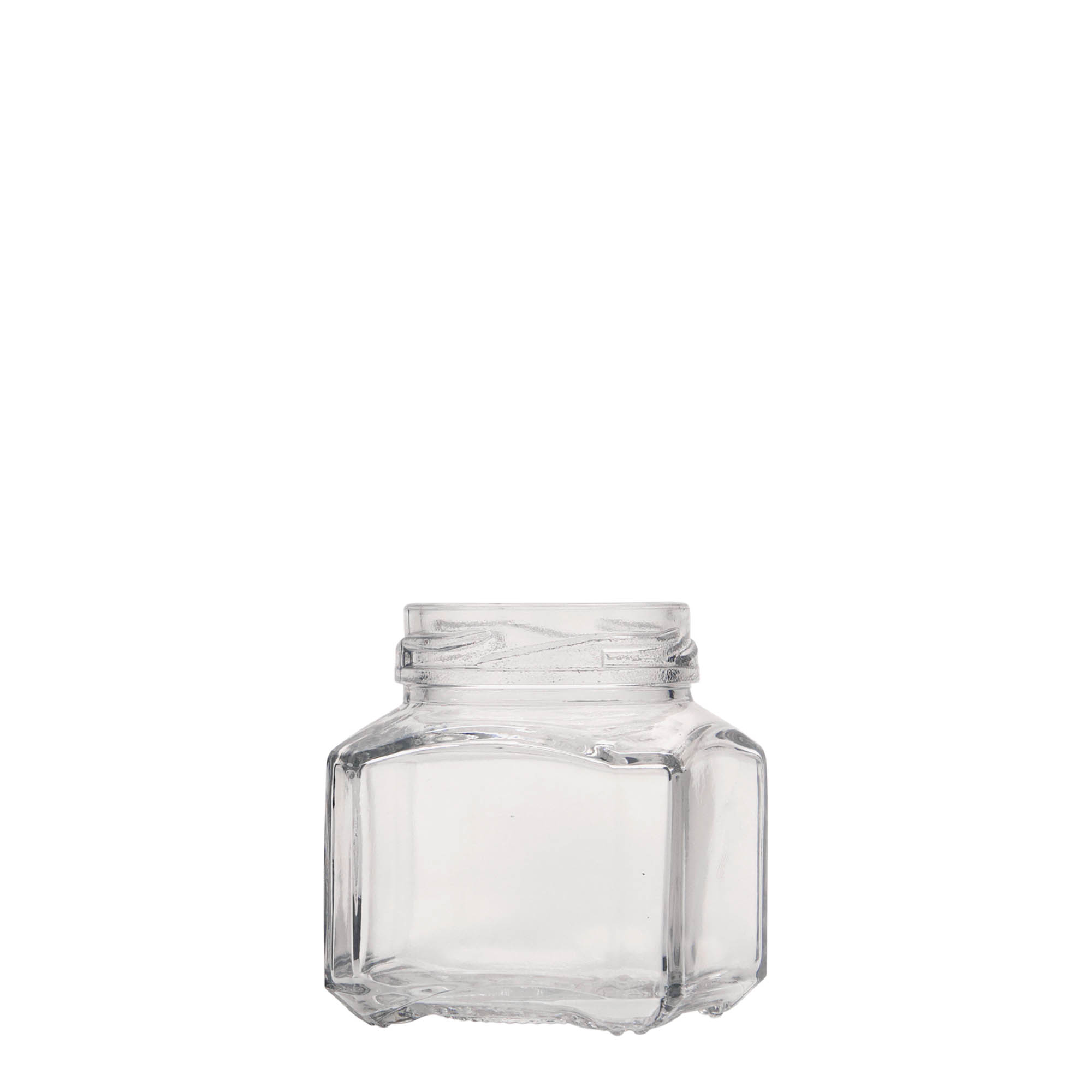106 ml pot carré 'Milan', ouverture : Twist-Off (TO 48) 106 ml pot carré 'Milan', ouverture : Twist-Off (TO 48)
