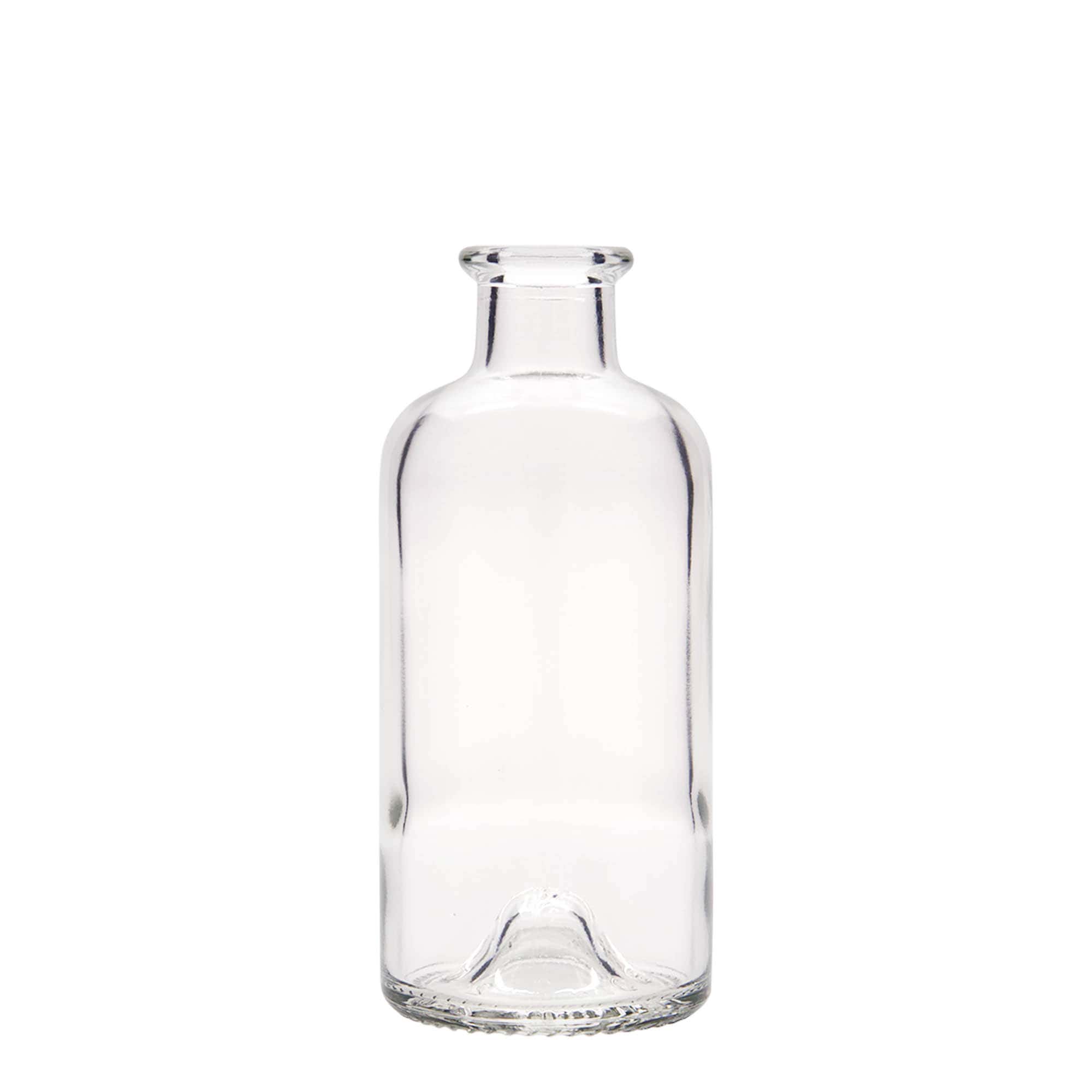 Flacon en verre 200 ml pharmacien, ouverture : bouchon en liège