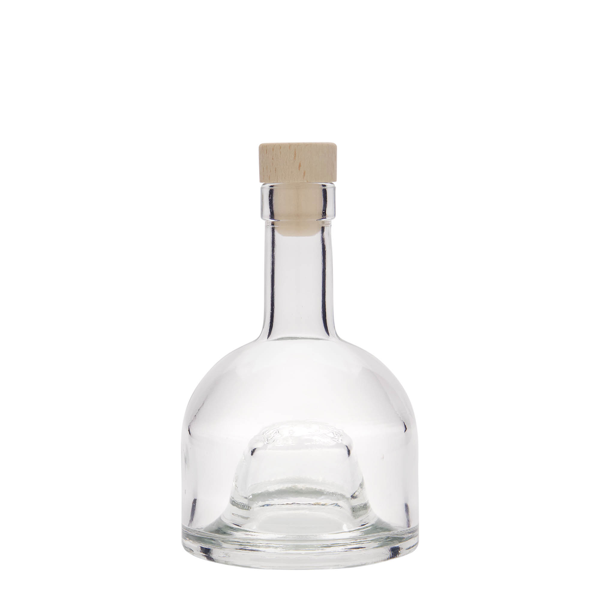 Bouteille en verre 200 ml 'Kato', ouverture : bouchon en liège