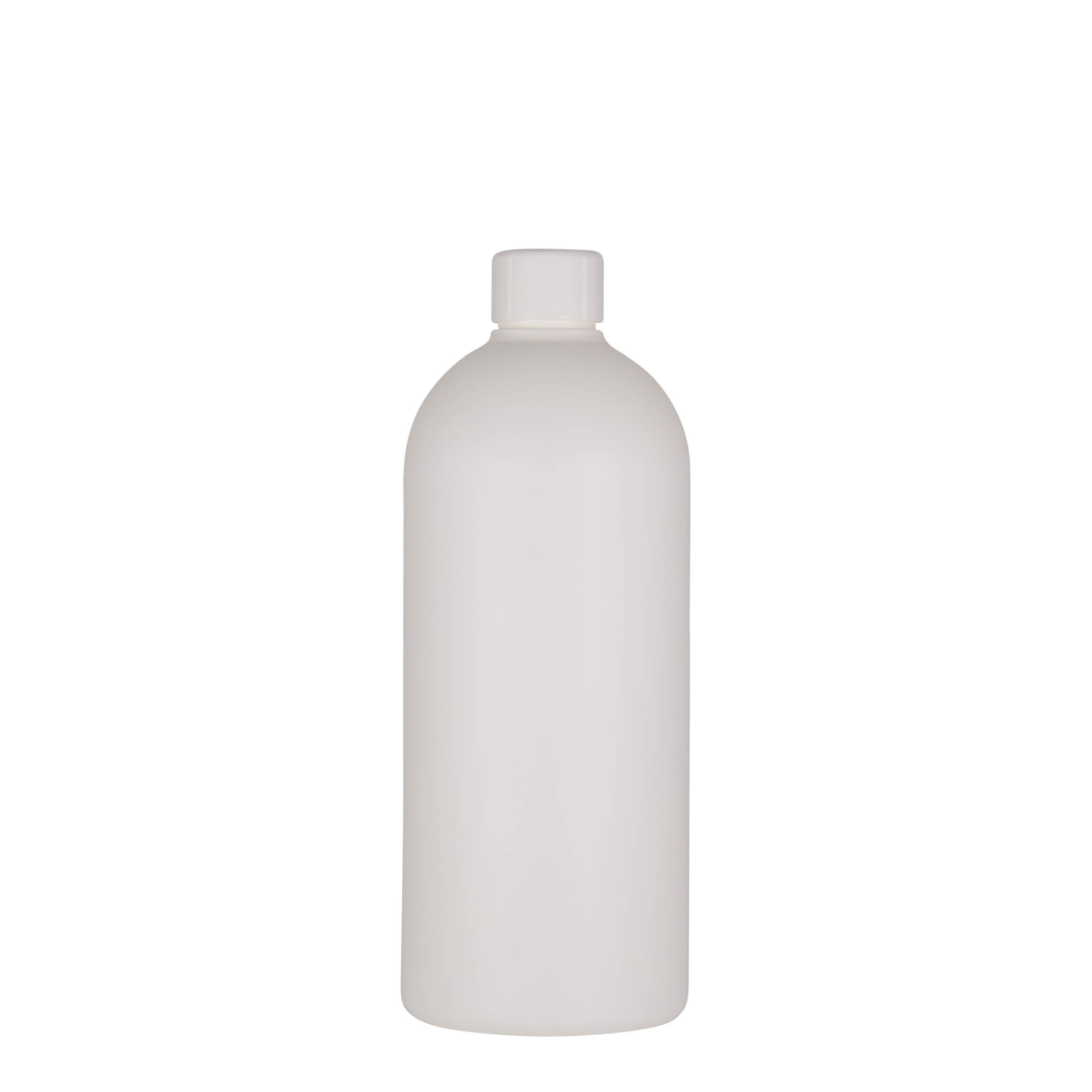 Flacon en plastique 500 ml 'Tuffy', HDPE, blanc, ouverture : 24/410 Flacon en plastique 500 ml 'Tuffy', HDPE, blanc, ouverture : 24/410