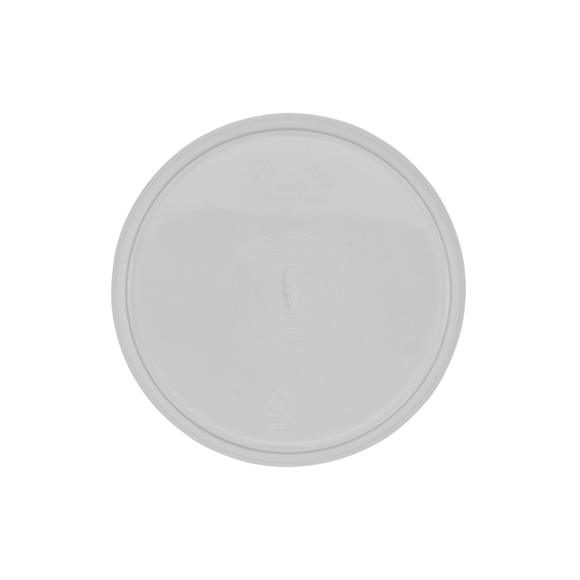 Couvercle pour seau de 1,8 l, plastique PP, blanc