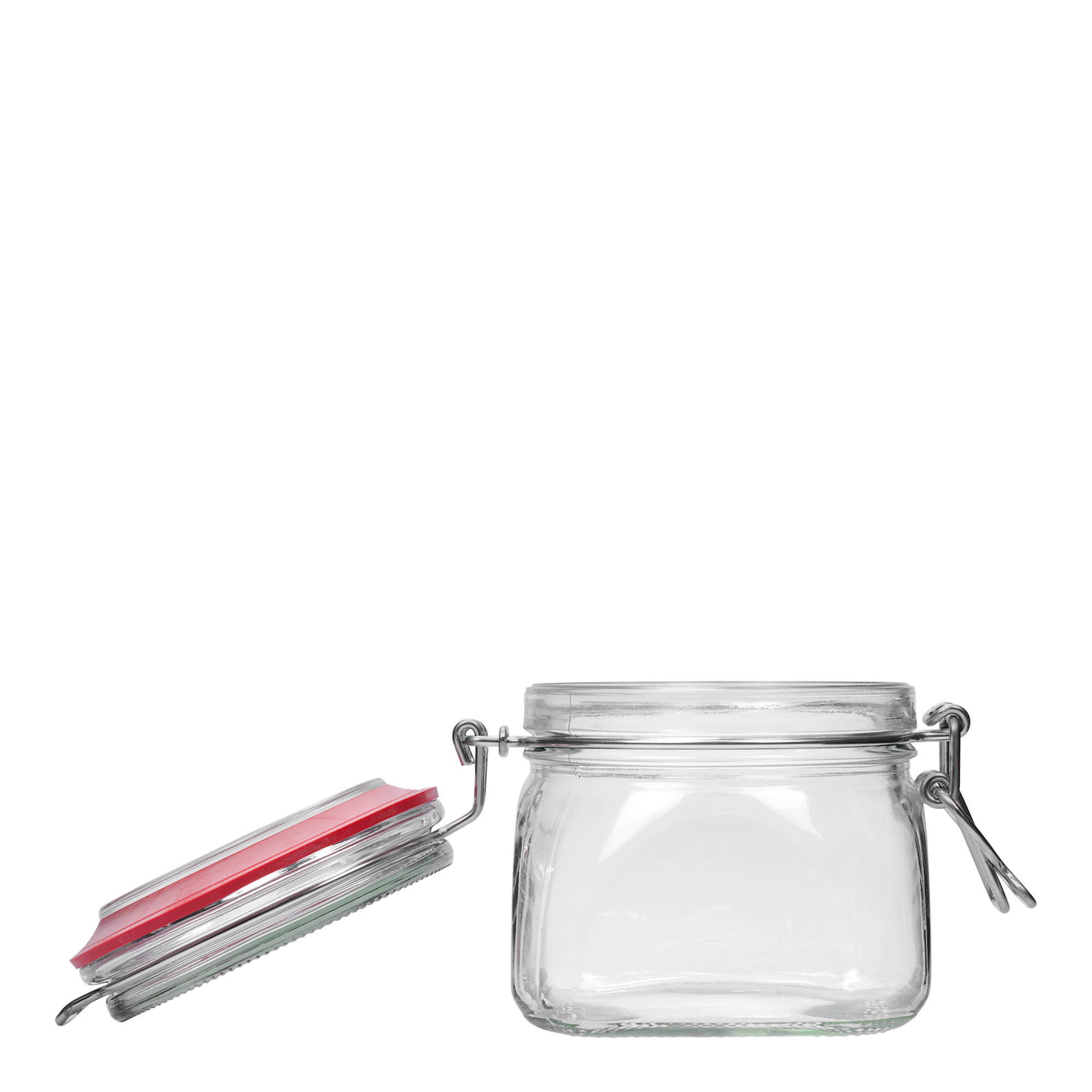 550 ml bocal à fermeture par fil métallique, carré, ouverture : fermeture par fil métallique 550 ml bocal à fermeture par fil métallique, carré, ouverture : fermeture par fil métallique