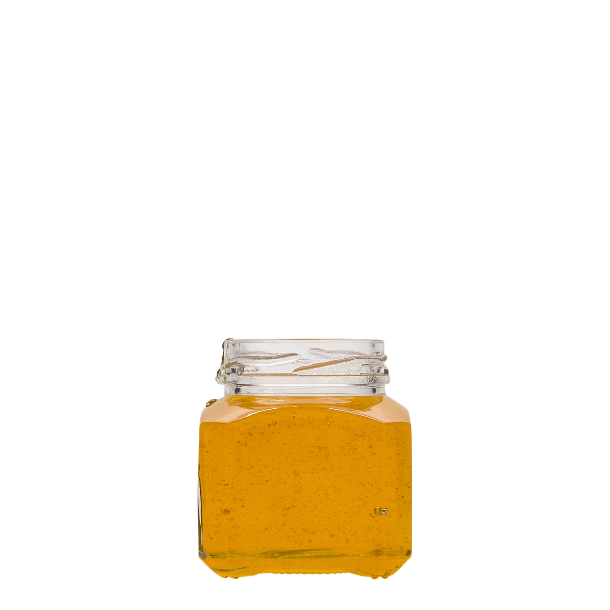 106 ml pot carré « Milan », ouverture : Twist-Off (TO 48)