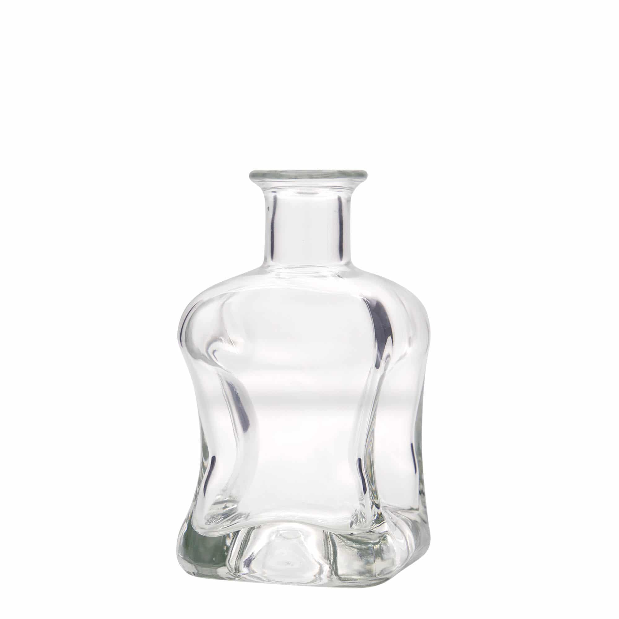 Bouteille en verre 350 ml 'Dublin', carrée, bouchage: bouchon