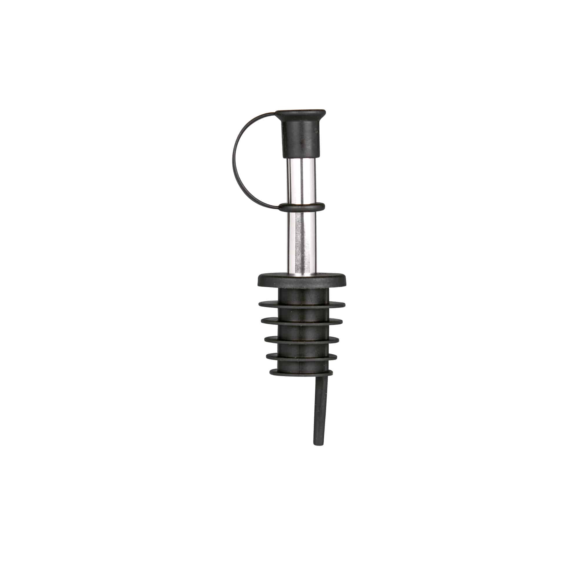 Bec verseur Inox avec bouchon, acier inoxydable, argenté