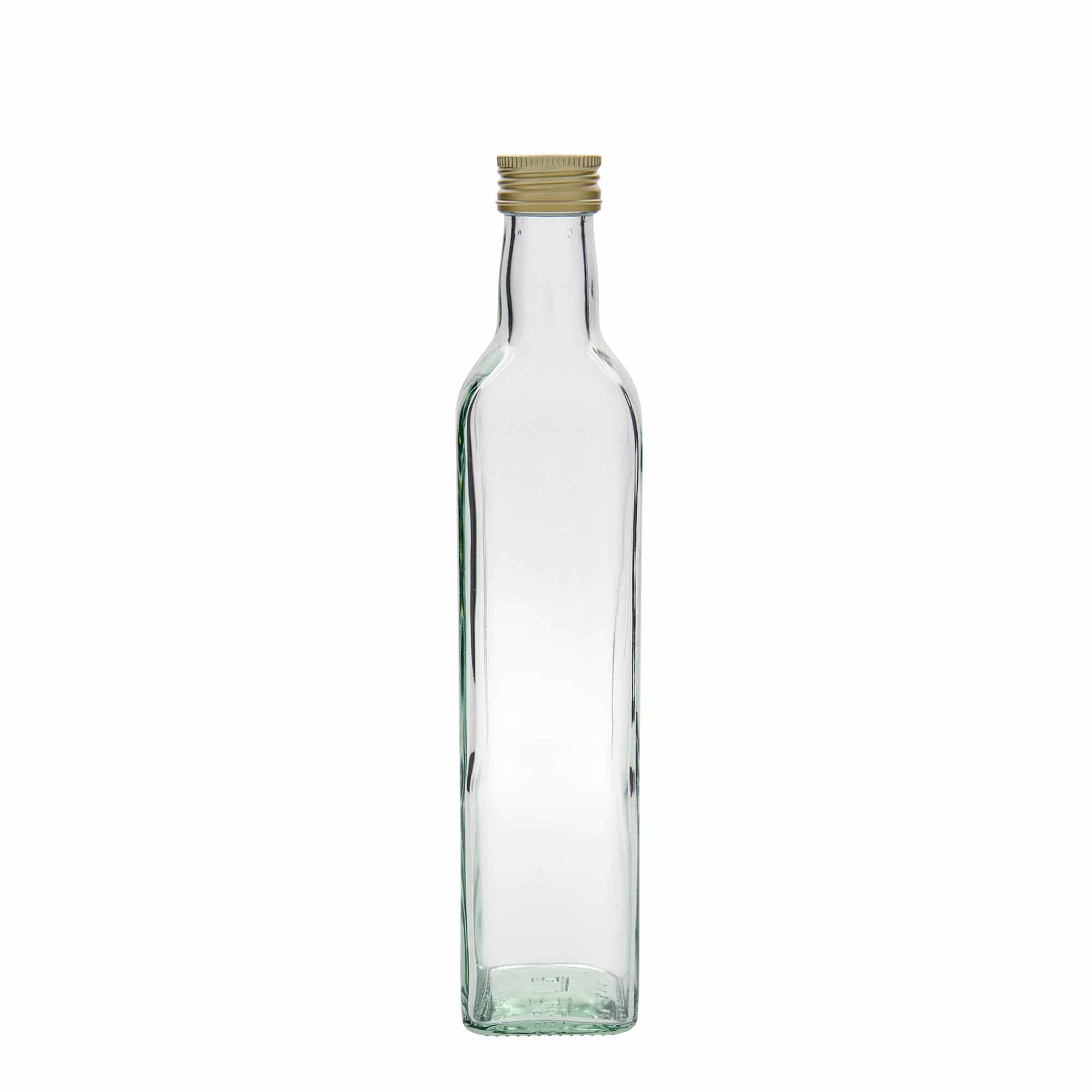 Bouteille en verre 500 ml 'Marasca', carrée, col : PP 31,5
