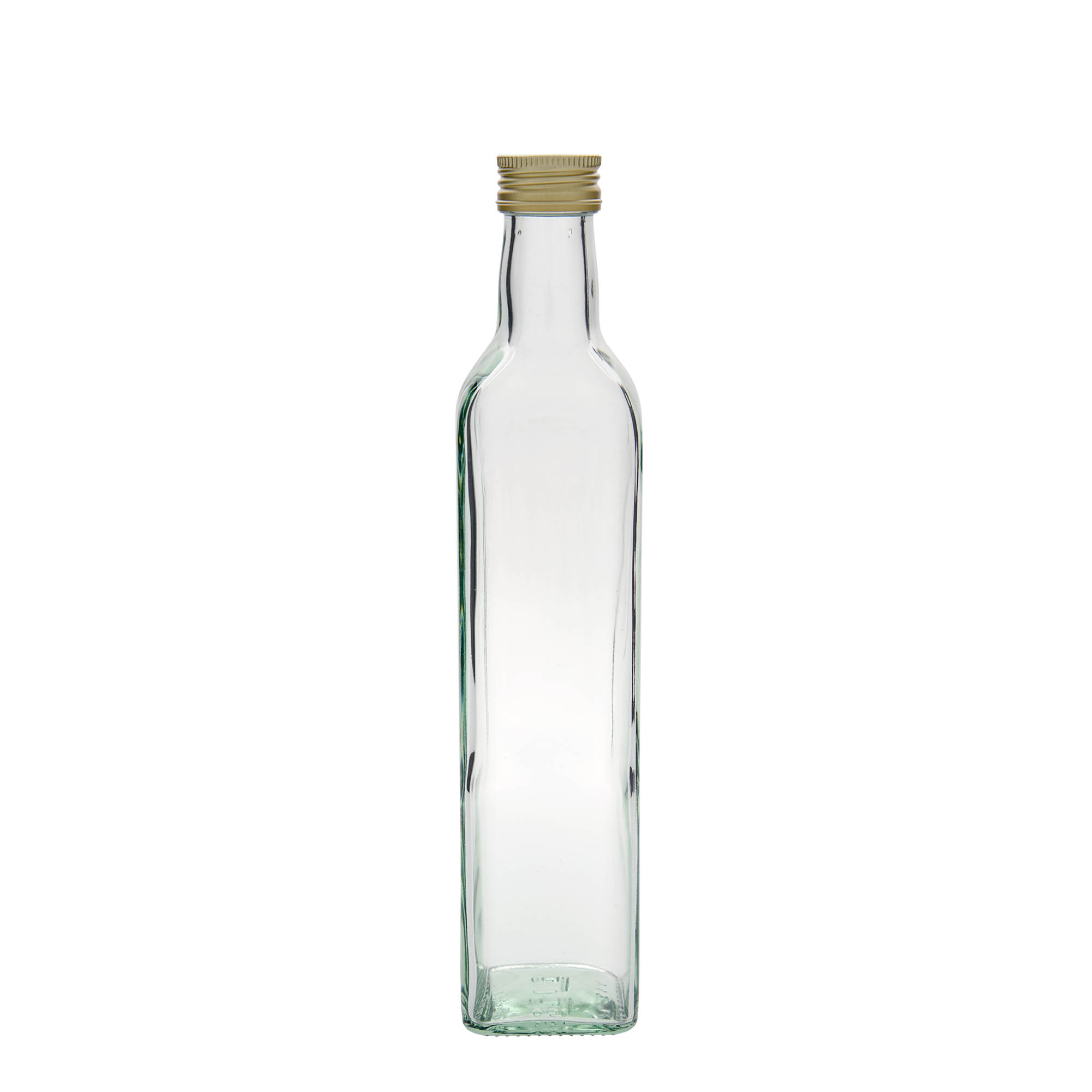 Bouteille en verre 500 ml 'Marasca', carrée, ouverture : PP 31,5 Bouteille en verre 500 ml 'Marasca', carrée, ouverture : PP 31,5