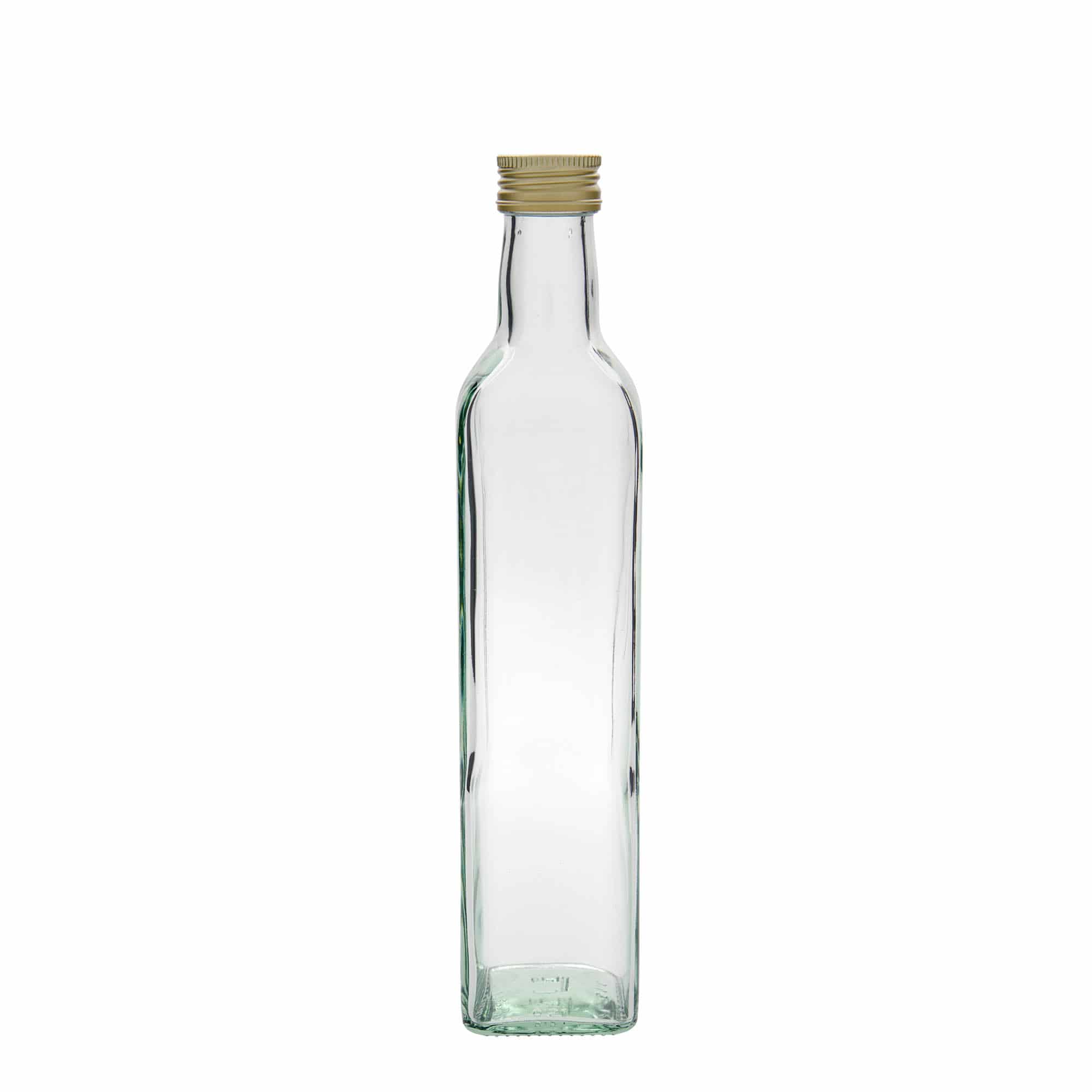 Bouteille en verre 500 ml 'Marasca', carrée, ouverture : PP 31,5