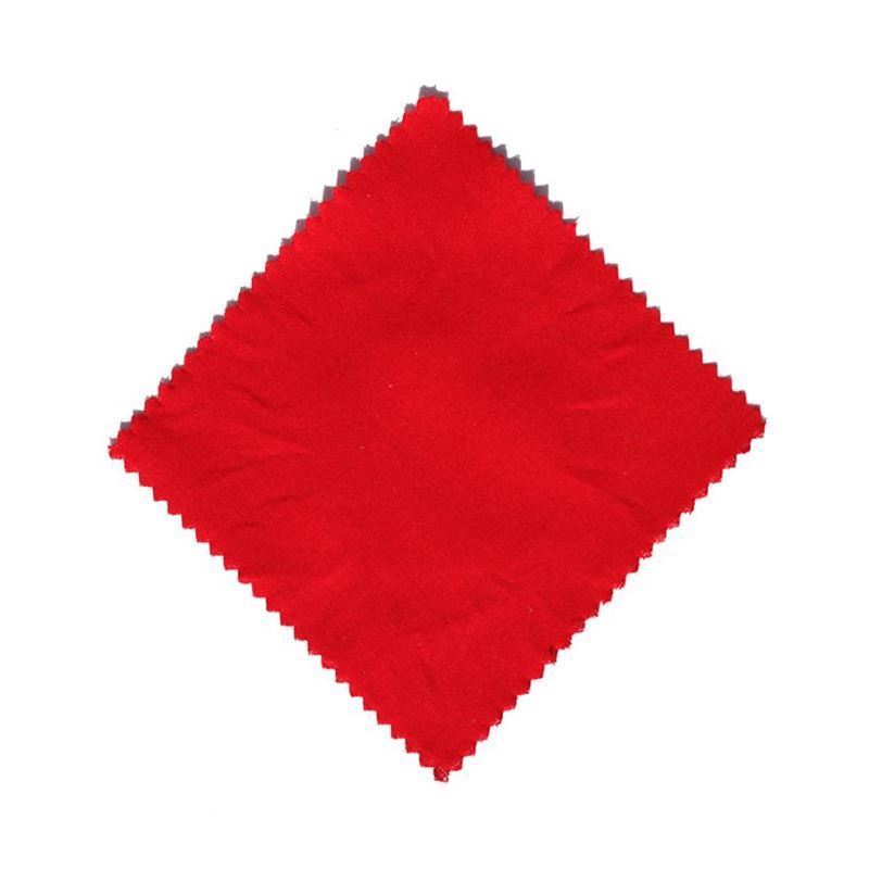 Napperon 15x15, carré, tissu, rouge, col : TO58-TO82