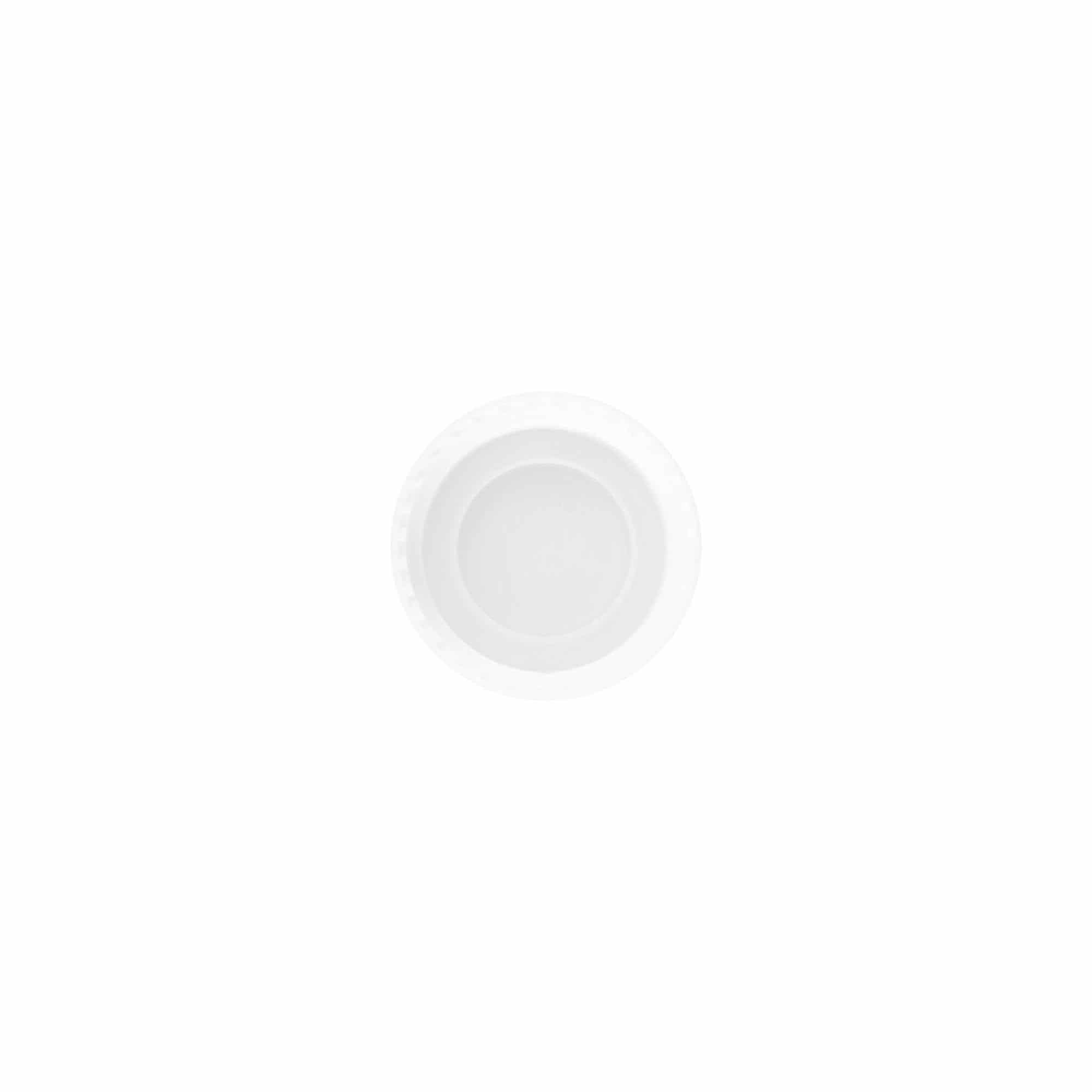 Bougage à vis, plastique PP, blanc, pour bouchage: 20/410