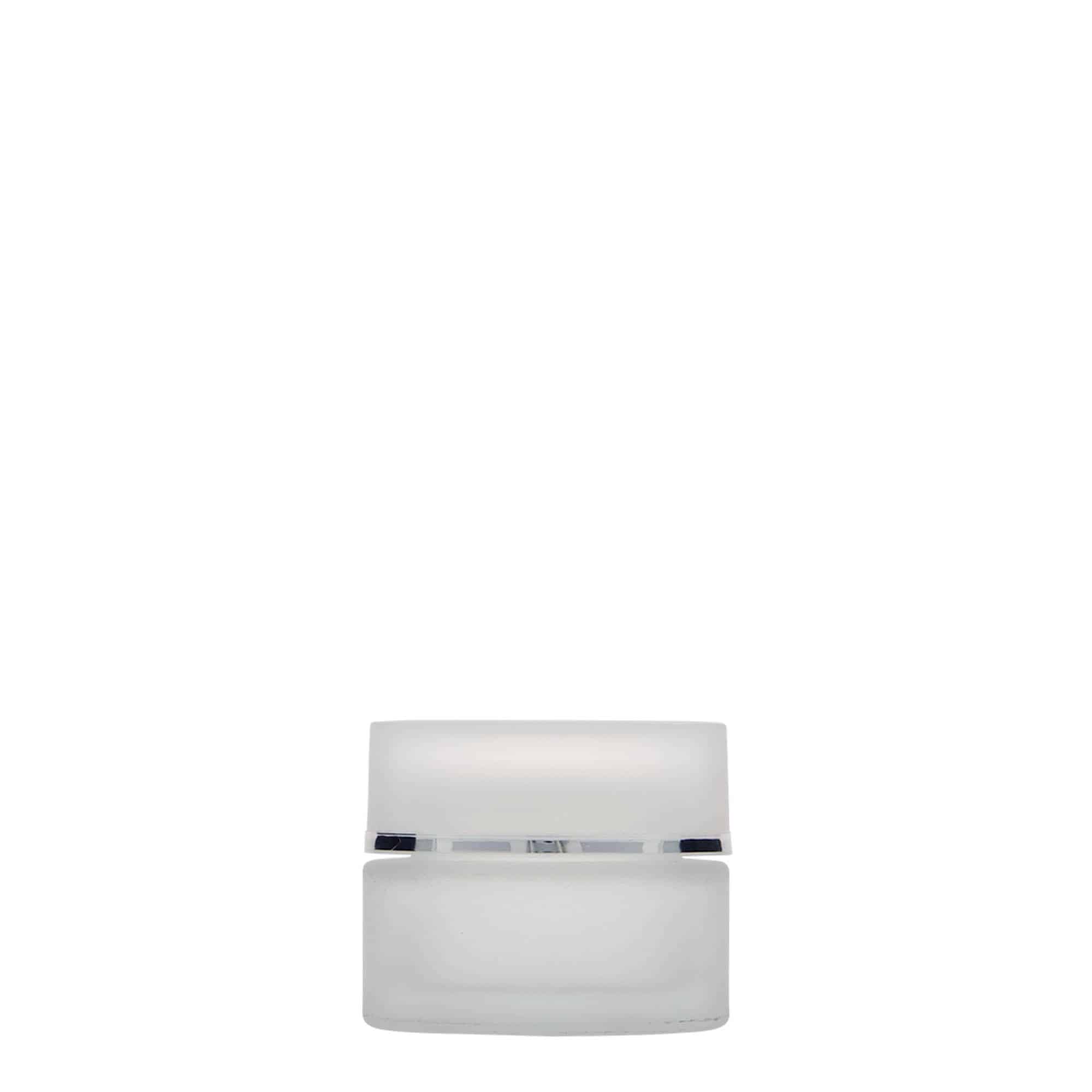 Pot 15 ml 'Platin Edition', verre, glacé, bouchage: Bougage à vis Pot 15 ml 'Platin Edition', verre, glacé, bouchage: Bougage à vis