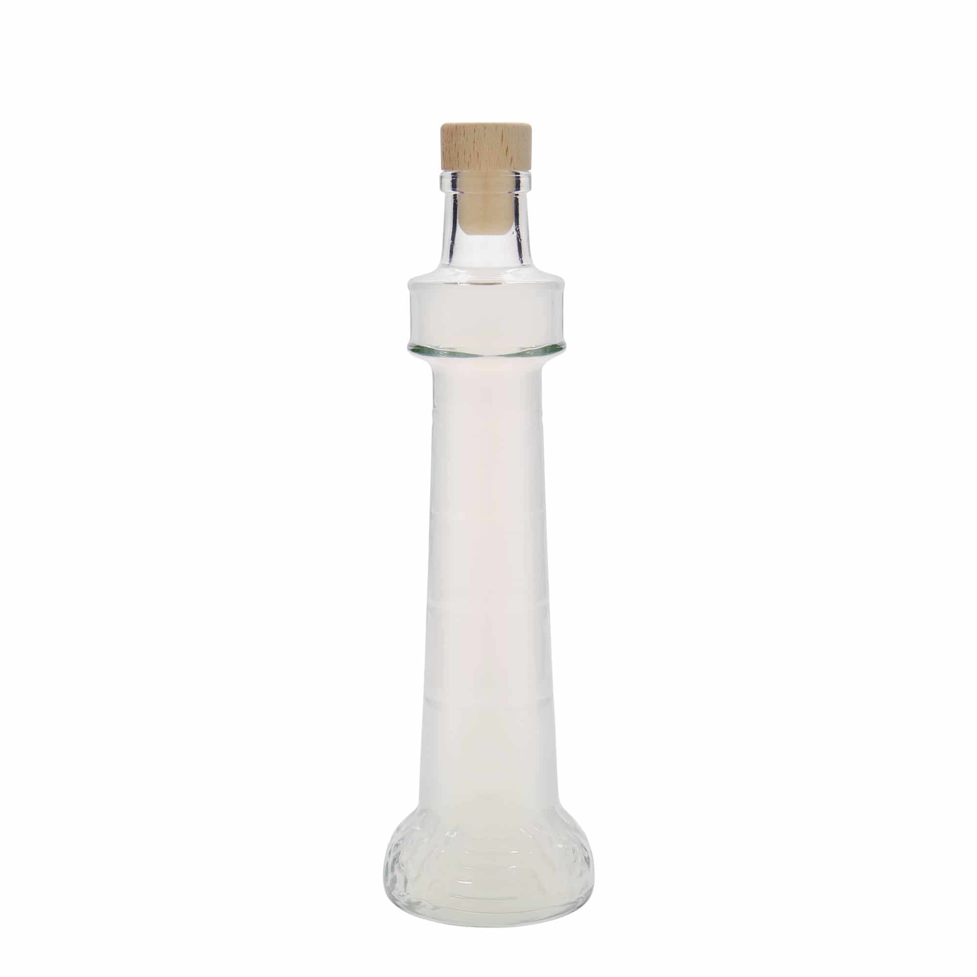 Bouteille en verre 200 ml 'Phare', bouchage: bouchon