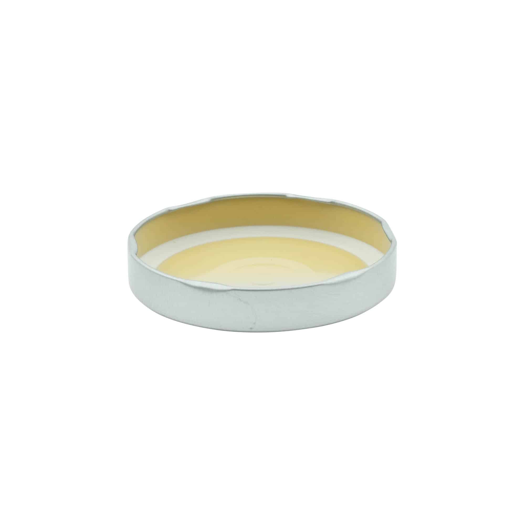 Bouchon Deep-Twist-Off, fer blanc, argenté, pour bouchage: Deep-TO 82
