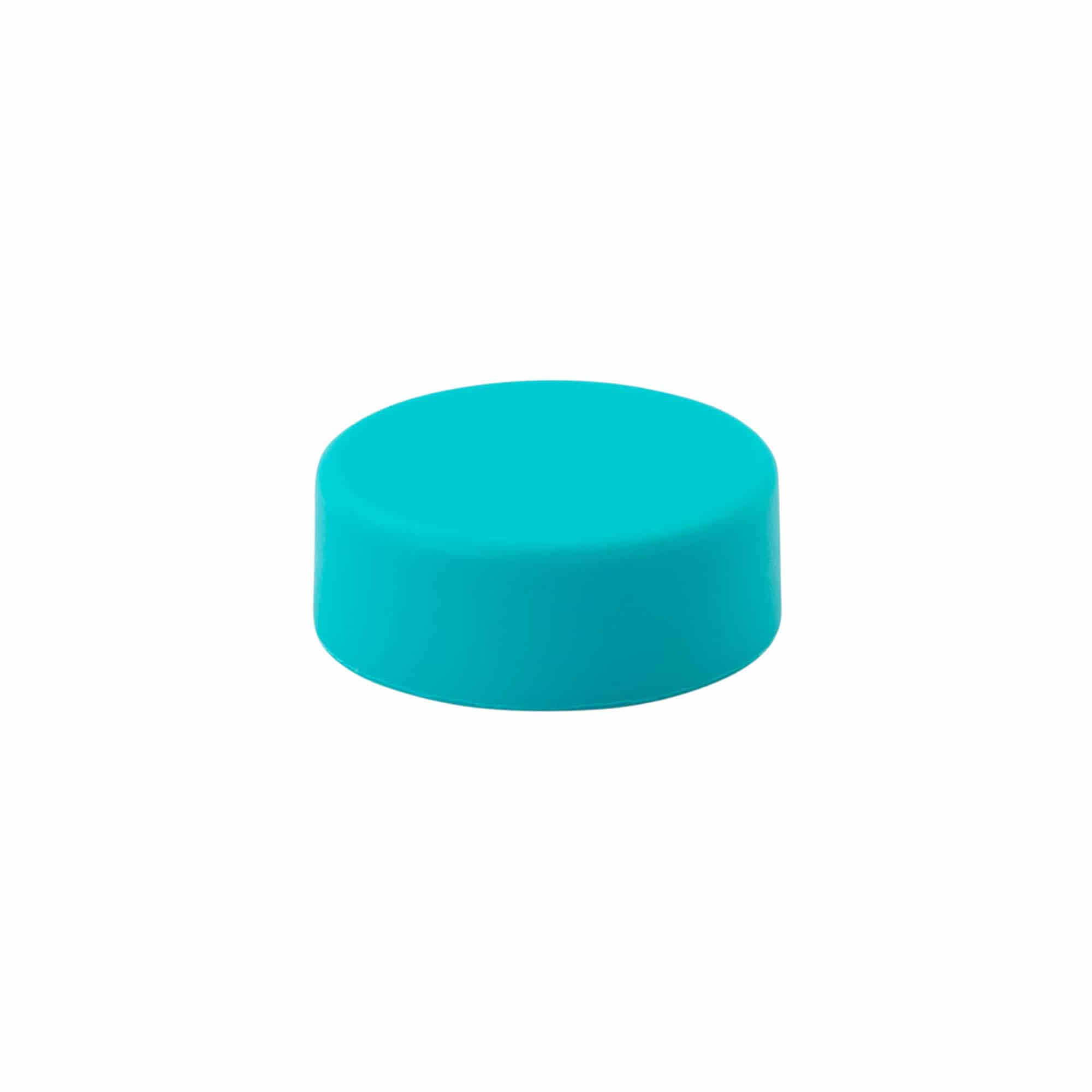 Bouchon à vis, plastique ABS, turquoise, pour ouverture : GPI 33/400