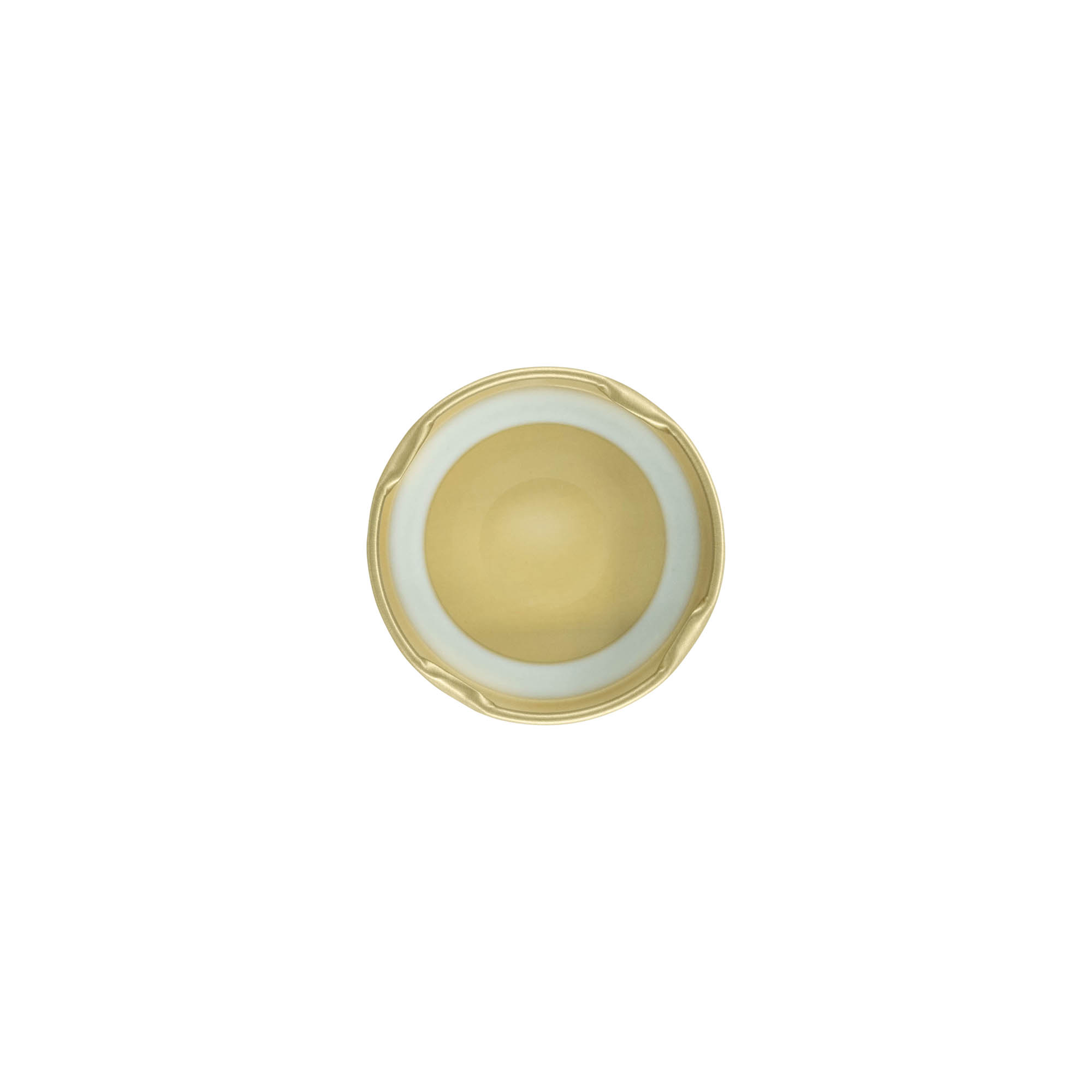 Bouchon à vis, tôle blanche, doré, pour ouverture : TO 48