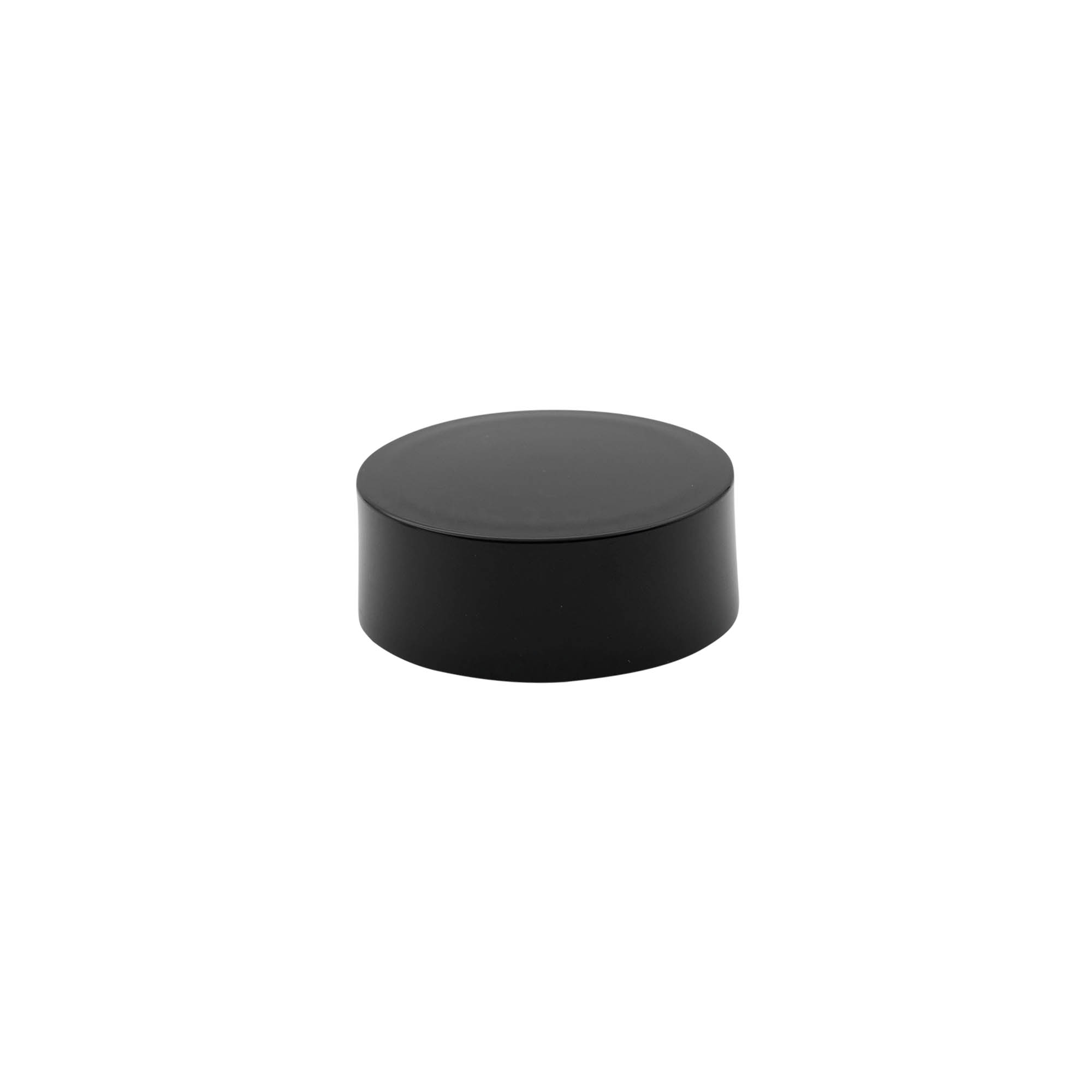 Bouchon à vis, plastique PP, noir, pour ouverture : 58/400