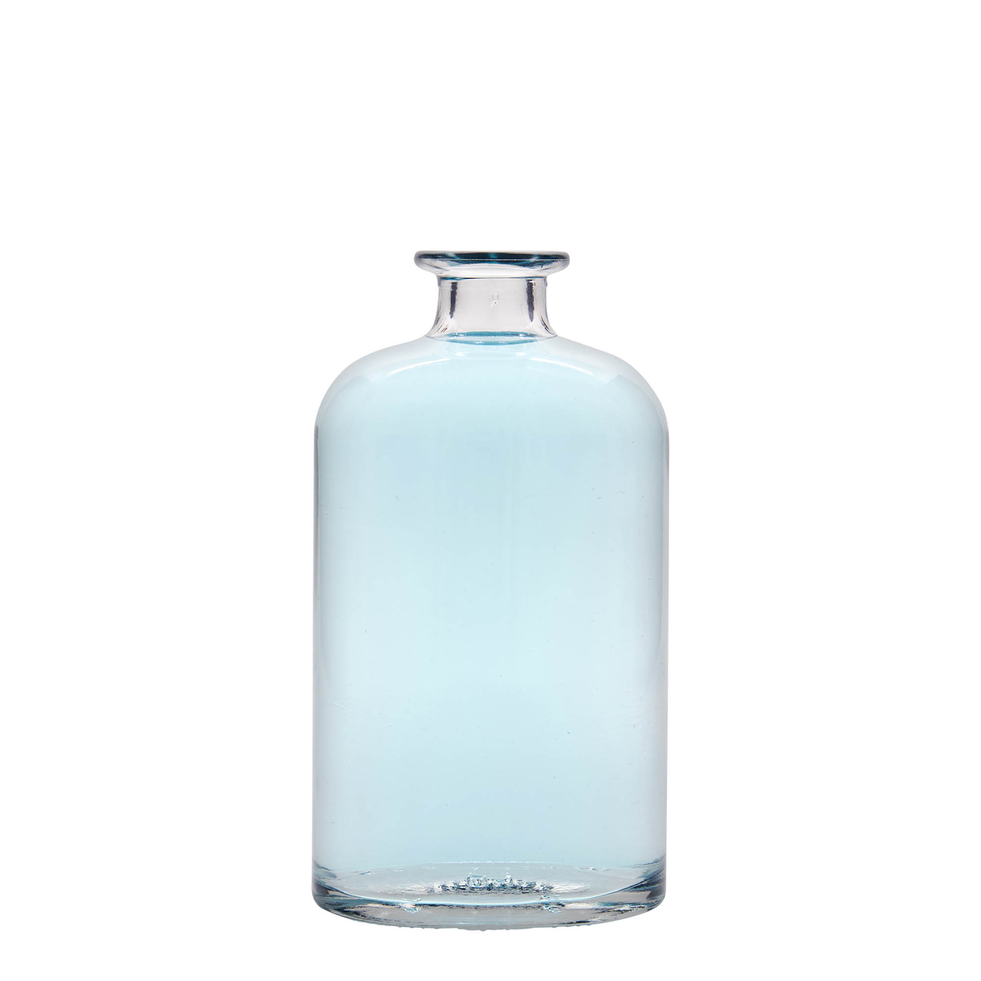 Bouteille en verre 500 ml « Dundee », ovale, ouverture : bouchon en liège