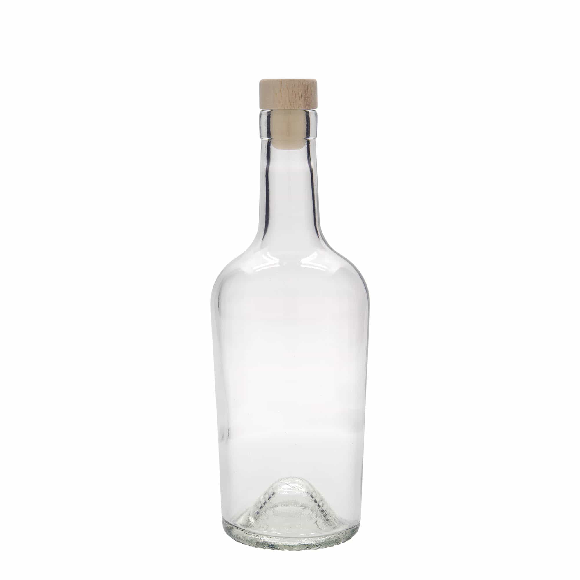 Bouteille en verre 500 ml 'Margarethe', ouverture : bouchon en liège