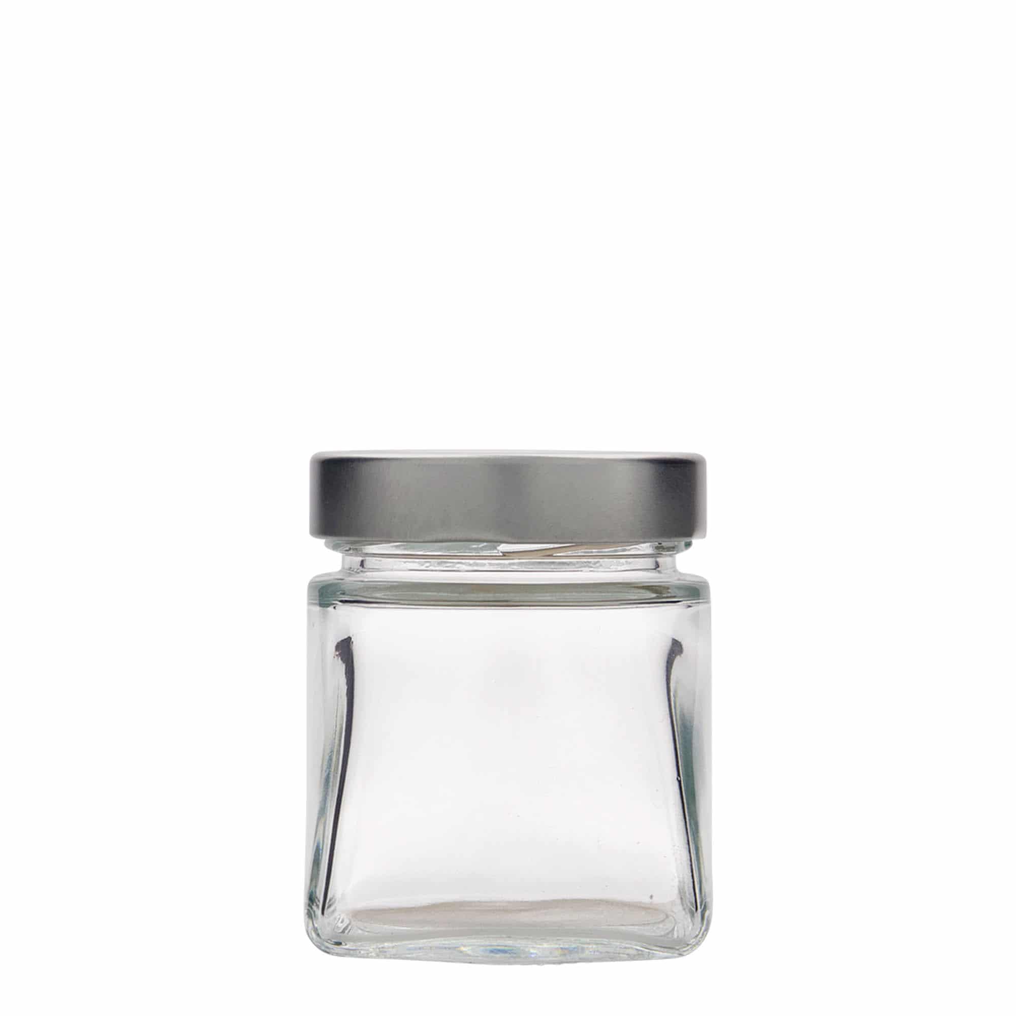 212 ml bocal carré 'Luxor', ouverture : Deept-Twist-Off (DTO 63)