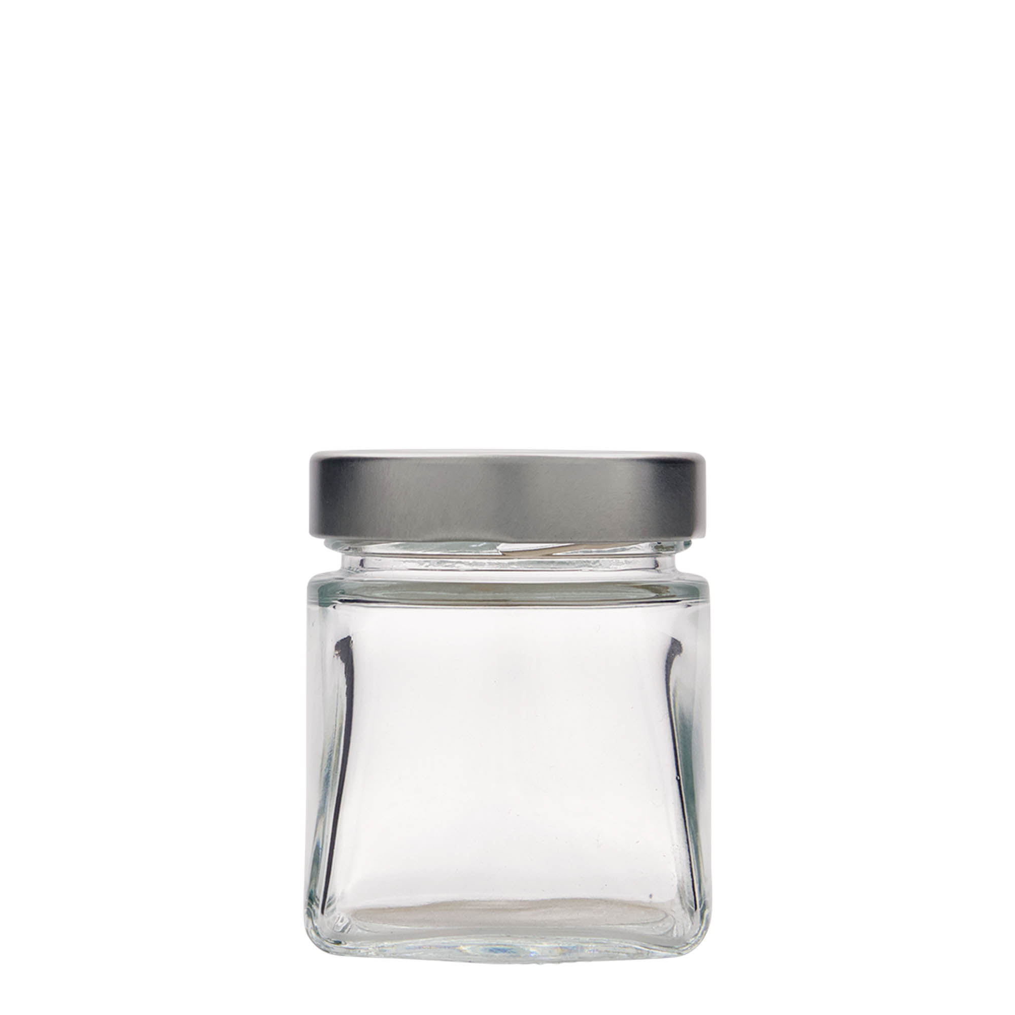 212 ml bocal carré 'Luxor', ouverture : Deept-Twist-Off (DTO 63)