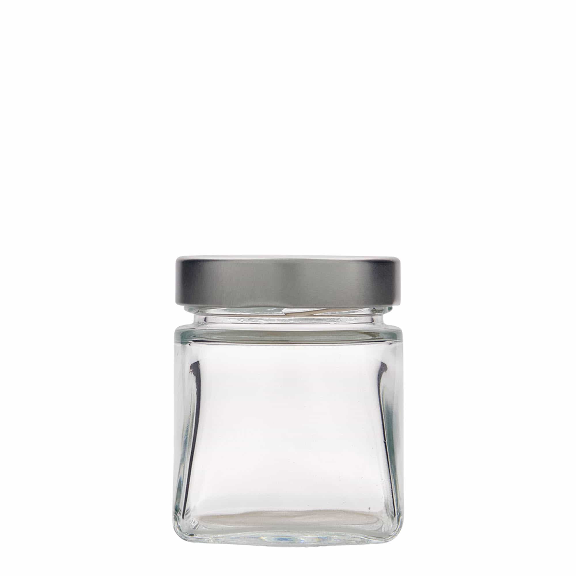212 ml bocal carré 'Luxor', ouverture : Deept-Twist-Off (DTO 63)
