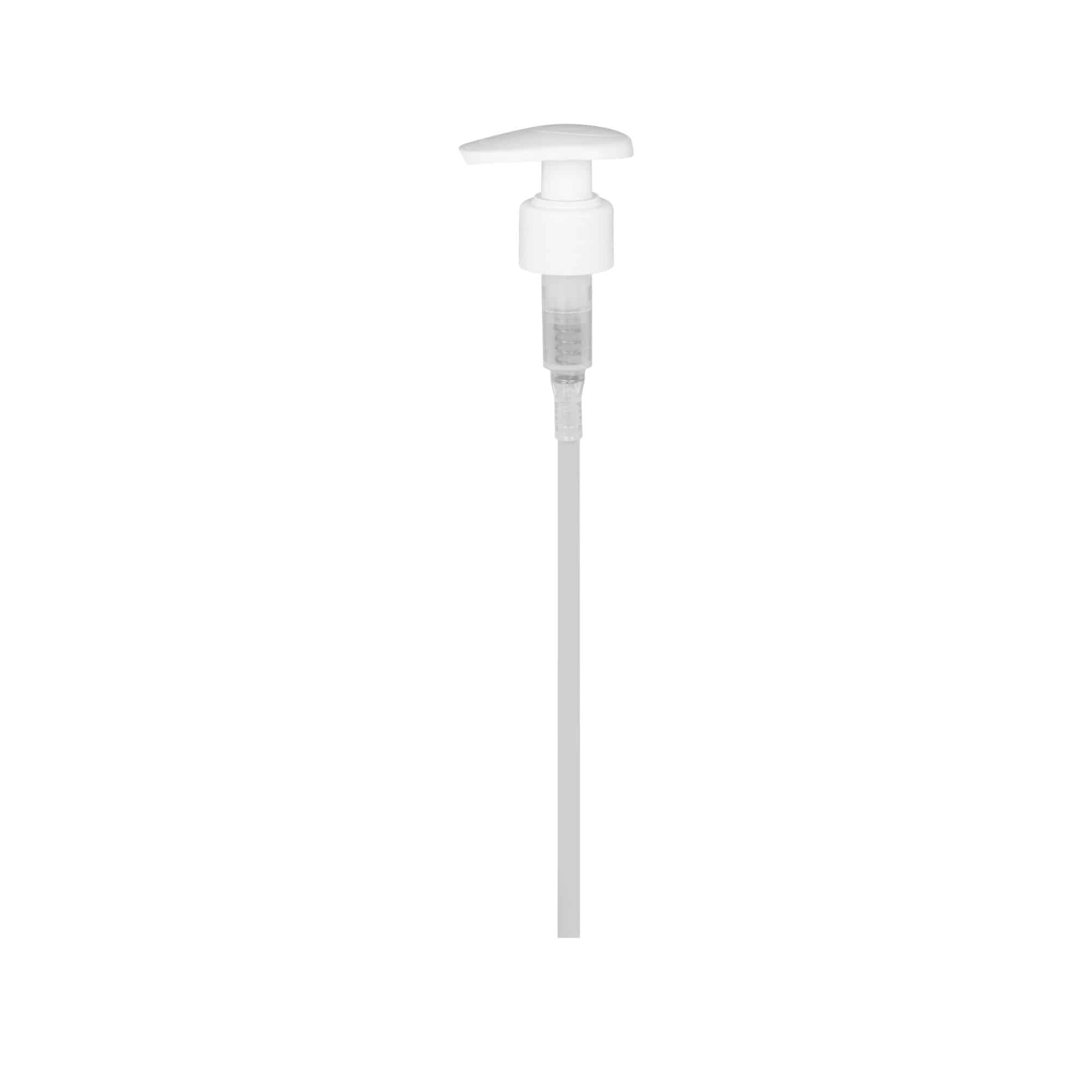Bougage à vis avec pompe distributrice, plastique PP, blanc, pour bouchage: 24/410