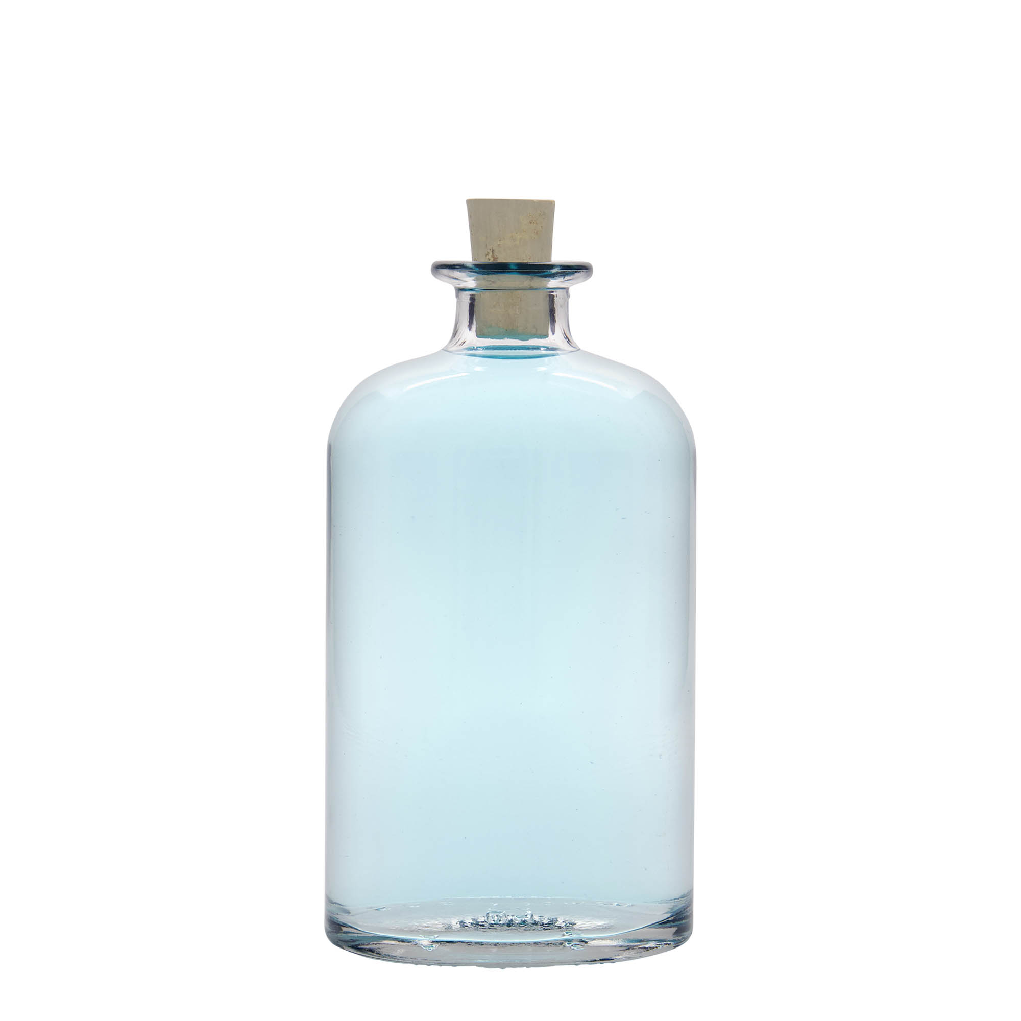 Bouteille en verre 500 ml « Dundee », ovale, ouverture : bouchon en liège Bouteille en verre 500 ml « Dundee », ovale, ouverture : bouchon en liège