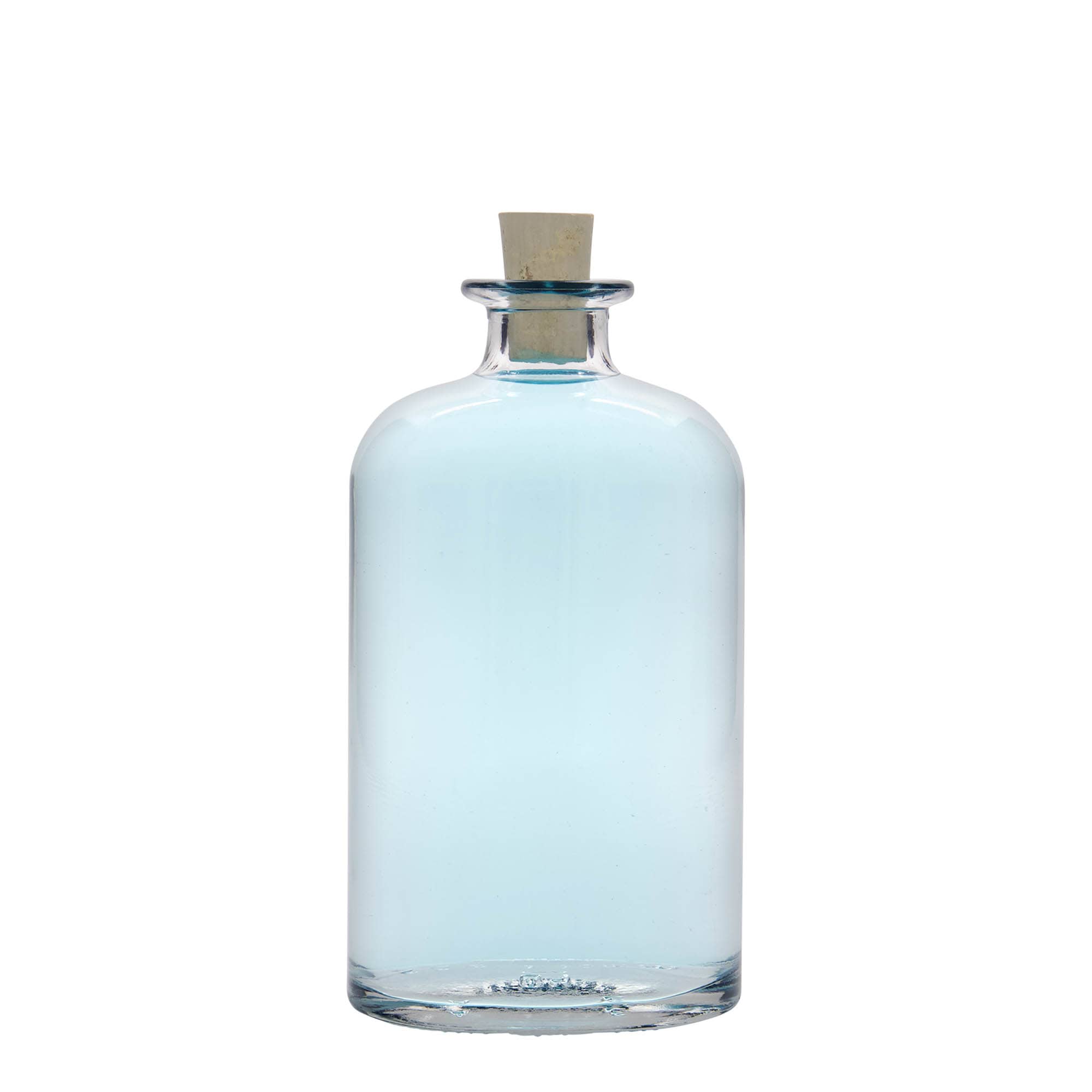 Bouteille en verre 500 ml « Dundee », ovale, ouverture : bouchon en liège