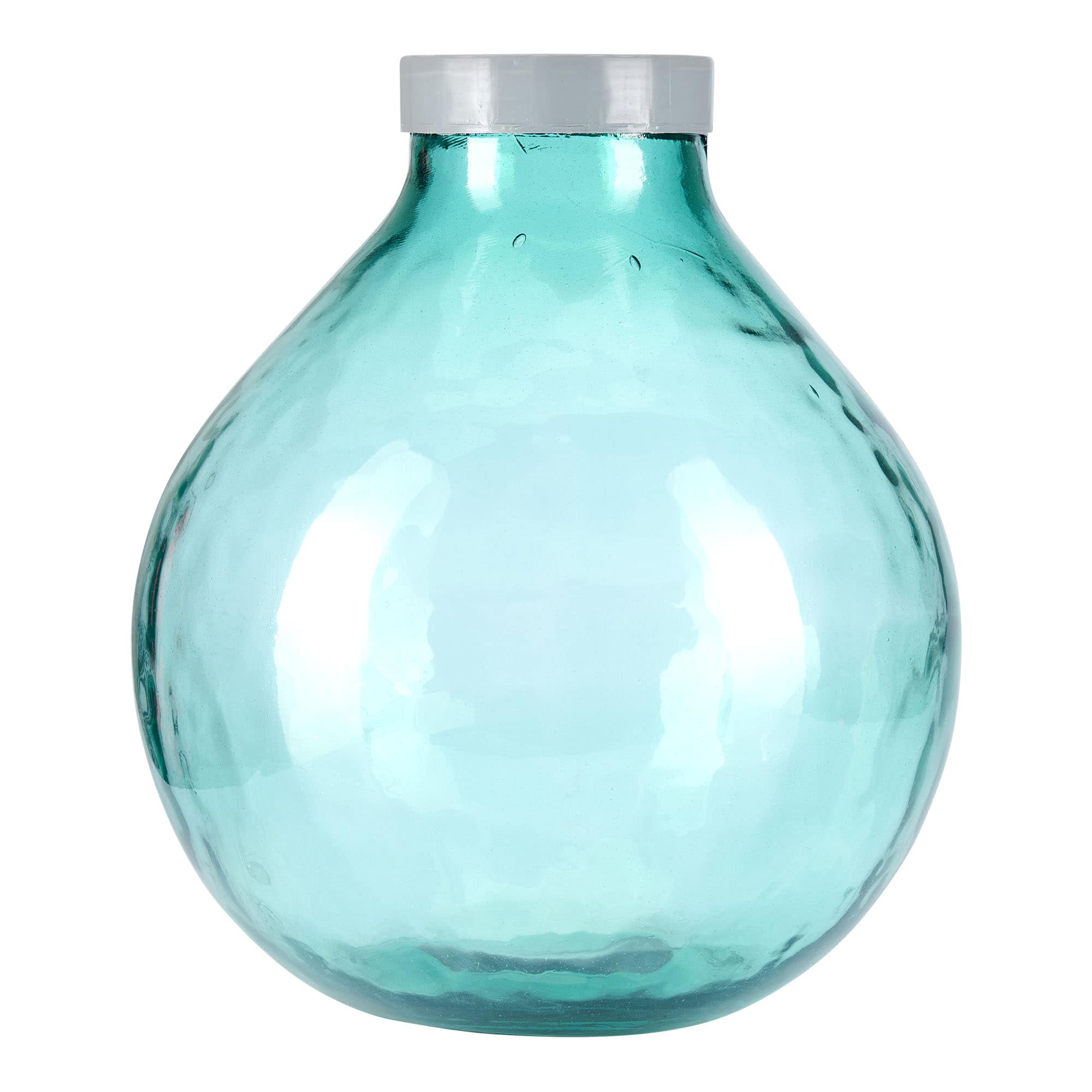 Dame-jeanne 25 l à col large, verre, bouchage: Bougage à vis