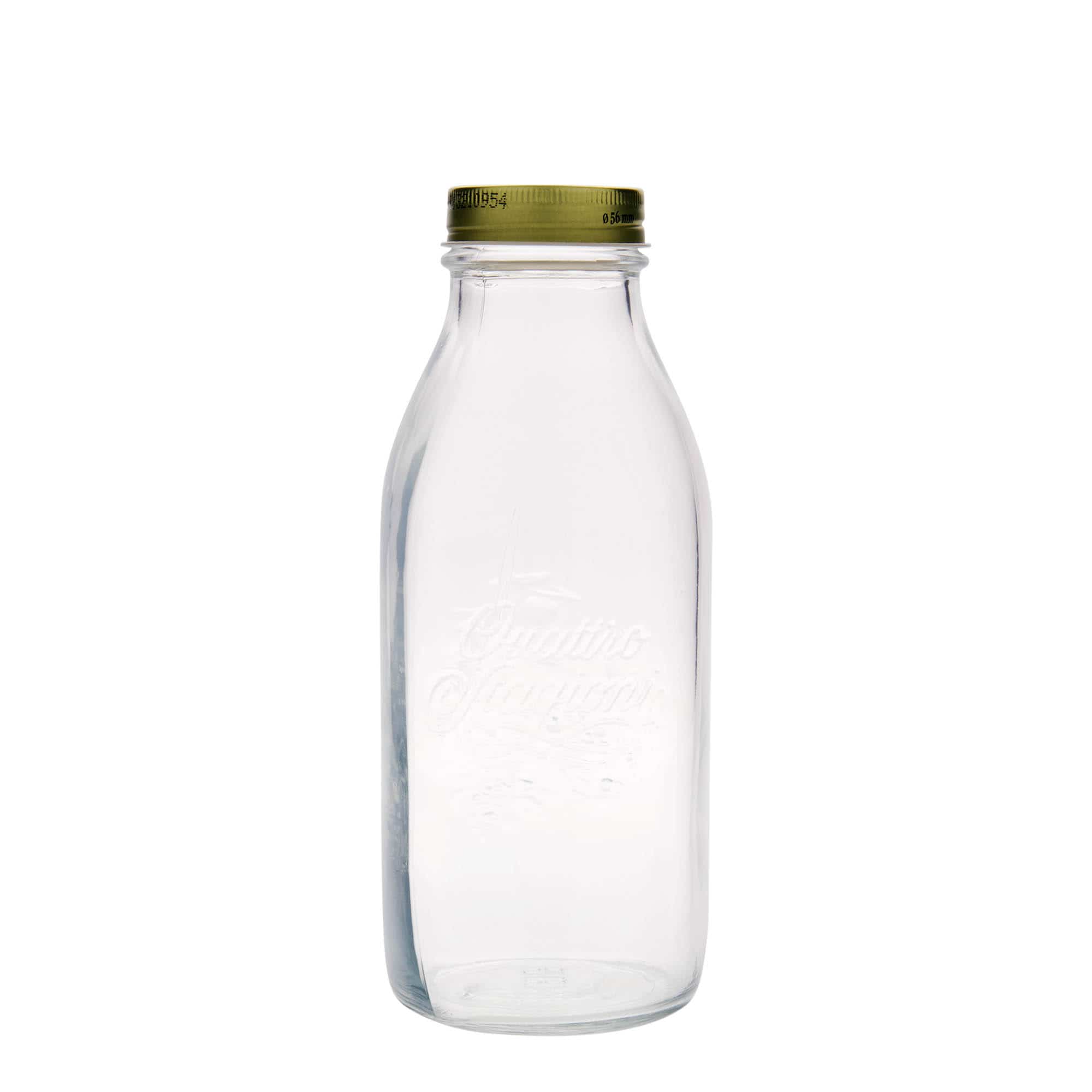 Bouteille en verre 1 000 ml 'Quattro Stagioni', bouchage: Bougage à vis