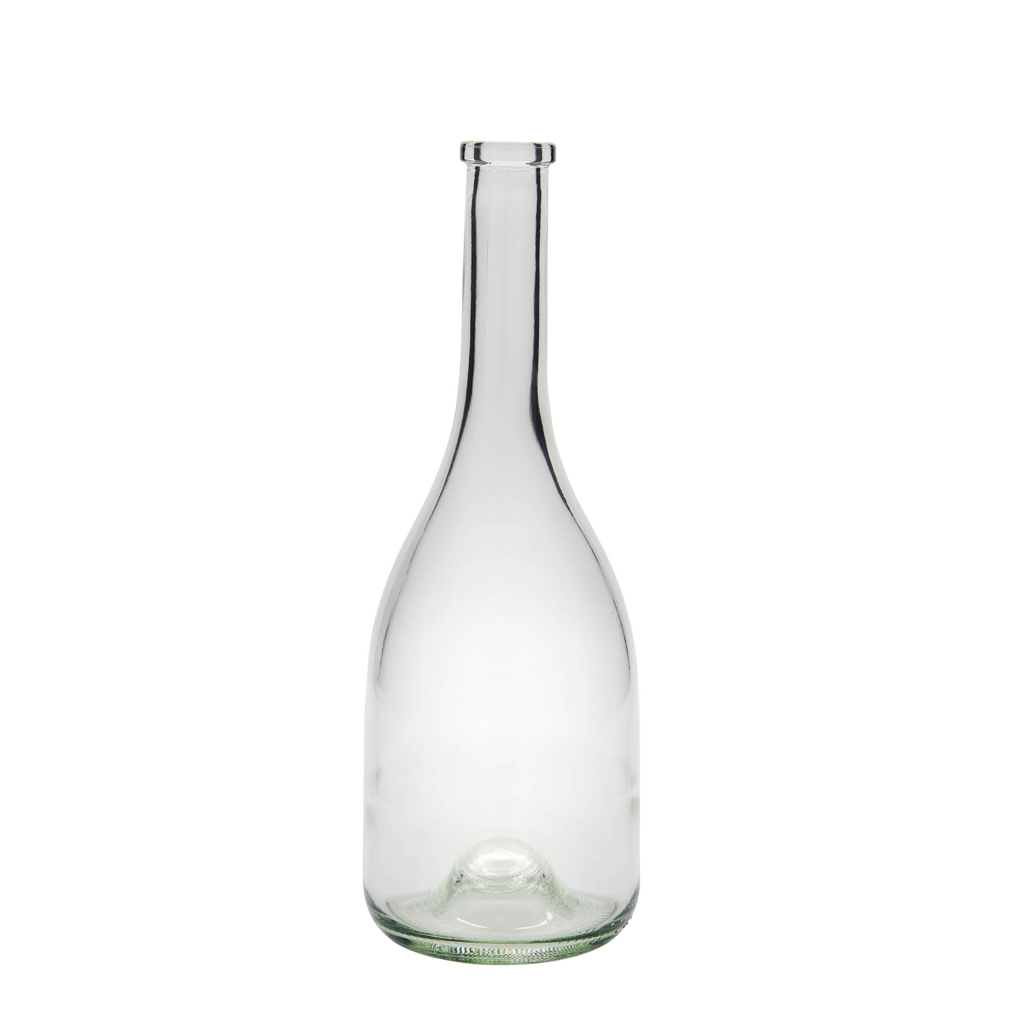 Bouteille en verre 750 ml 'Rustica', ouverture : bouchon en liège Bouteille en verre 750 ml 'Rustica', ouverture : bouchon en liège