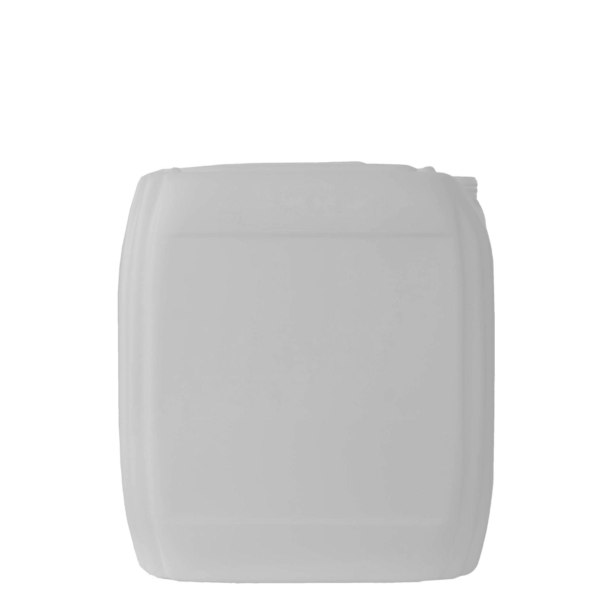 Bidon 30 l, rectangulaire, plastique PEHD, nature, bouchage: ND 60 Bidon 30 l, rectangulaire, plastique PEHD, nature, bouchage: ND 60