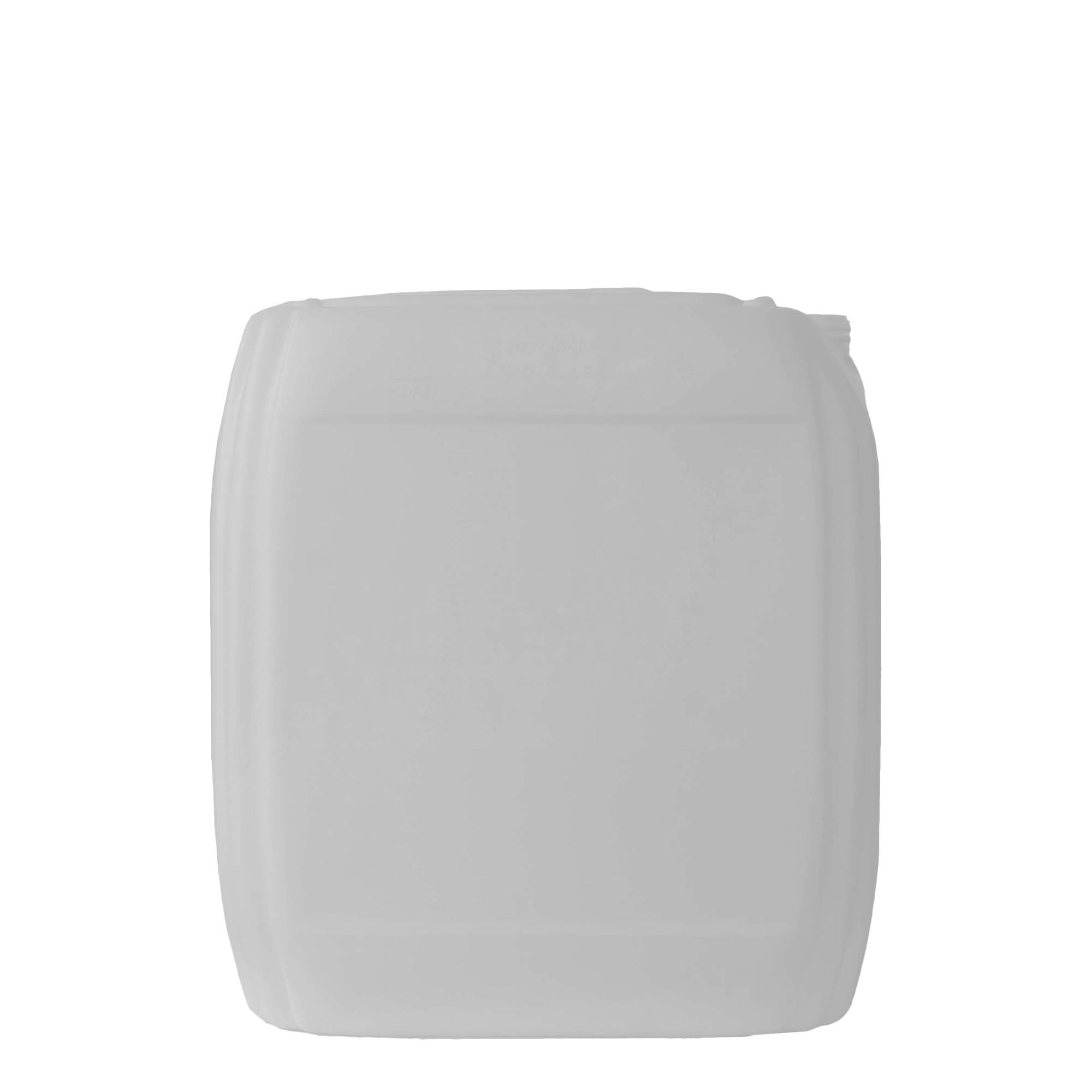 Bidon de 30 l, rectangulaire, plastique HDPE, naturel, ouverture : ND 60
