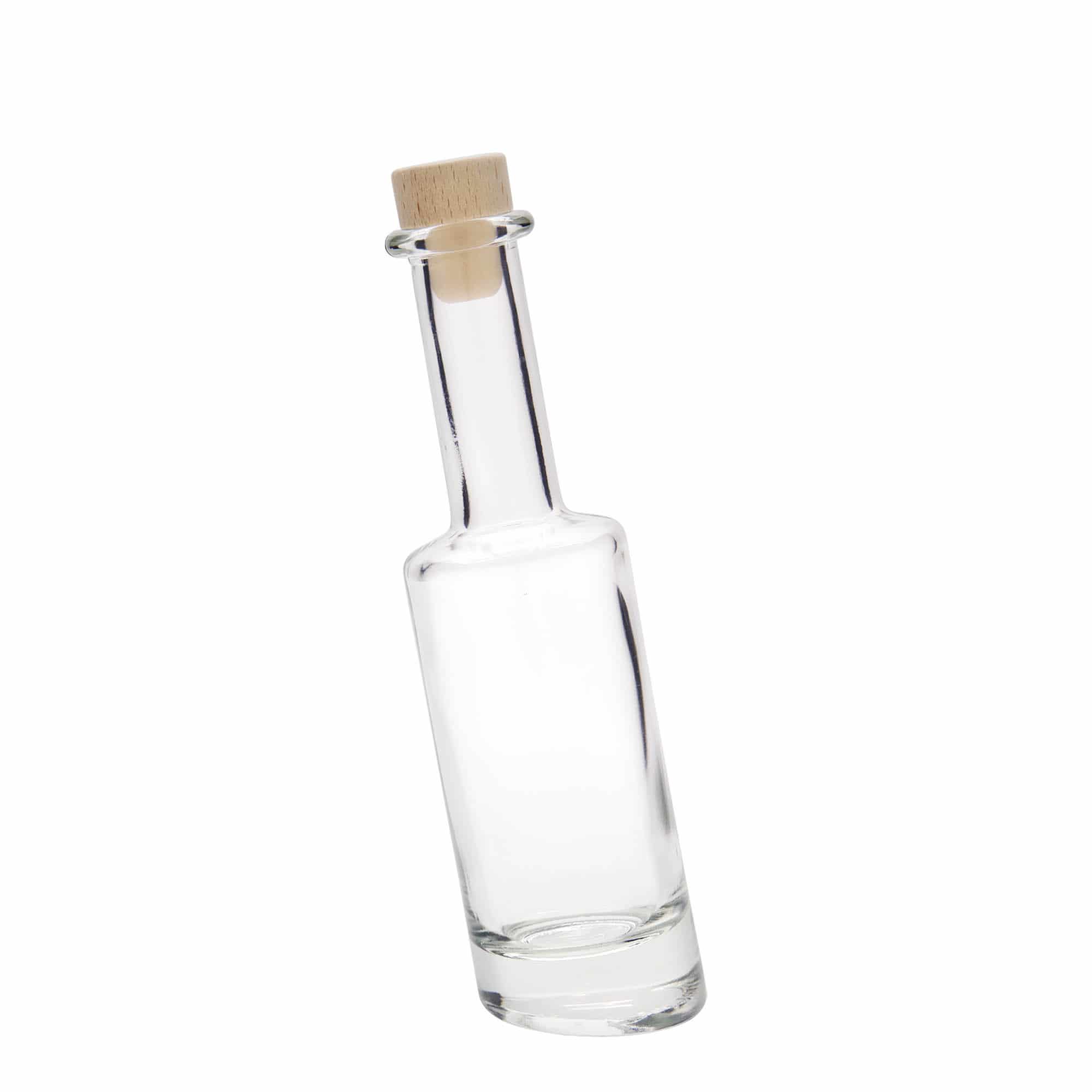 Flacon en verre 200 ml « Bounty », ouverture : bouchon en liège