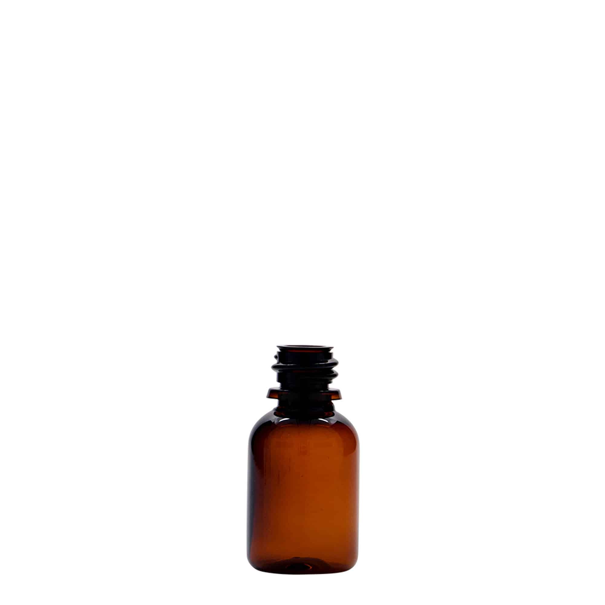 Flacon pharmaceutique en PET 20 ml 'Easy Living', marron, plastique, bouchage: DIN 18 Flacon pharmaceutique en PET 20 ml 'Easy Living', marron, plastique, bouchage: DIN 18