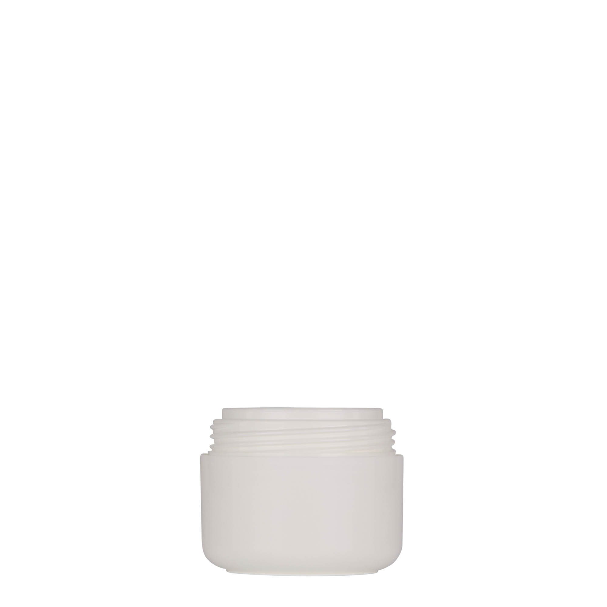 Dose en plastique 30 ml 'Bianca', PP, blanc, ouverture : bouchon à vis