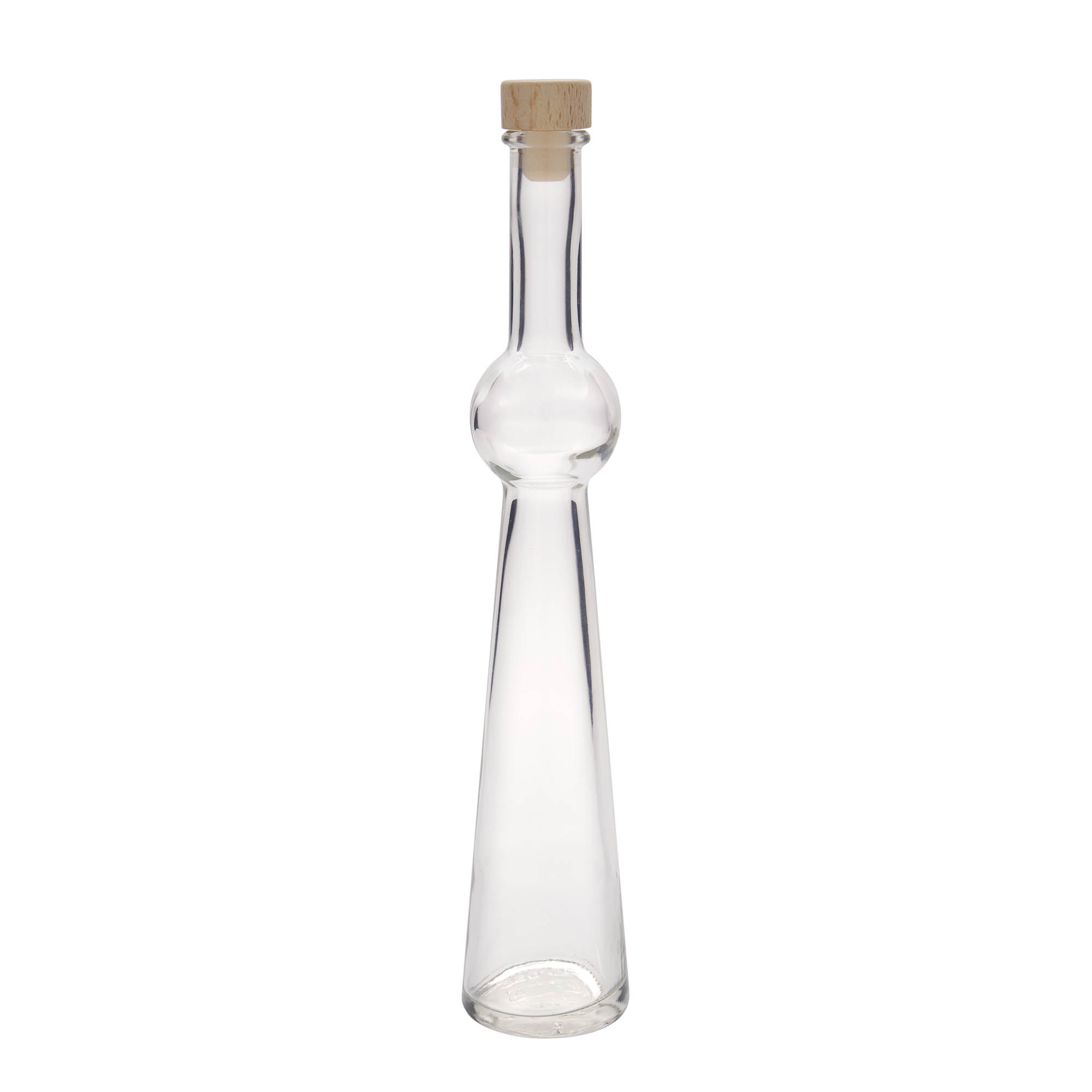 Bouteille en verre 200 ml « Supernova », ouverture : bouchon en liège Bouteille en verre 200 ml « Supernova », ouverture : bouchon en liège