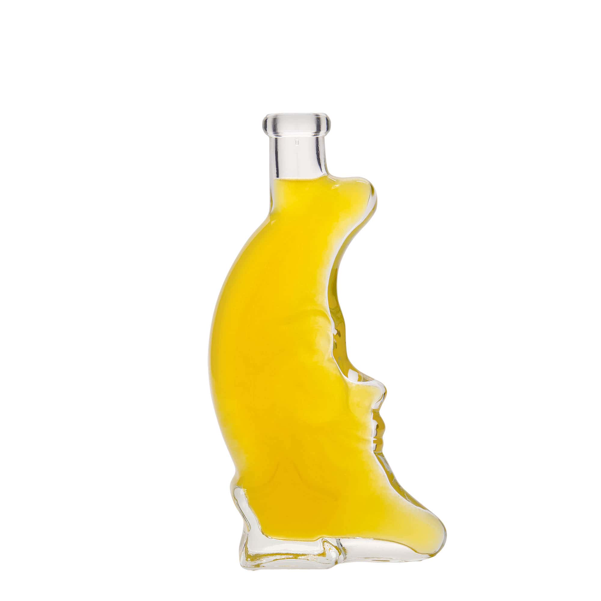 Flacon en verre 200 ml « Lune », ouverture : bouchon en liège