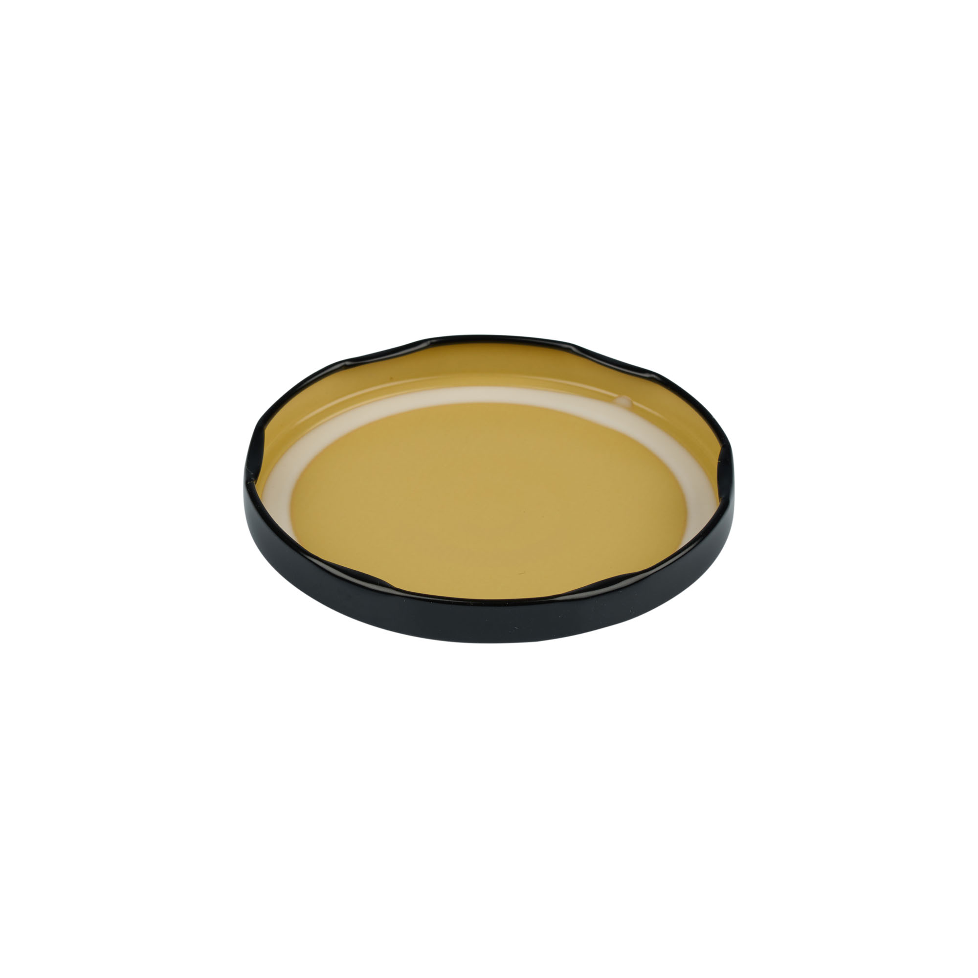 Bouchon à visser, tôle blanche, noir, pour ouverture : TO 82 Bouchon à visser, tôle blanche, noir, pour ouverture : TO 82