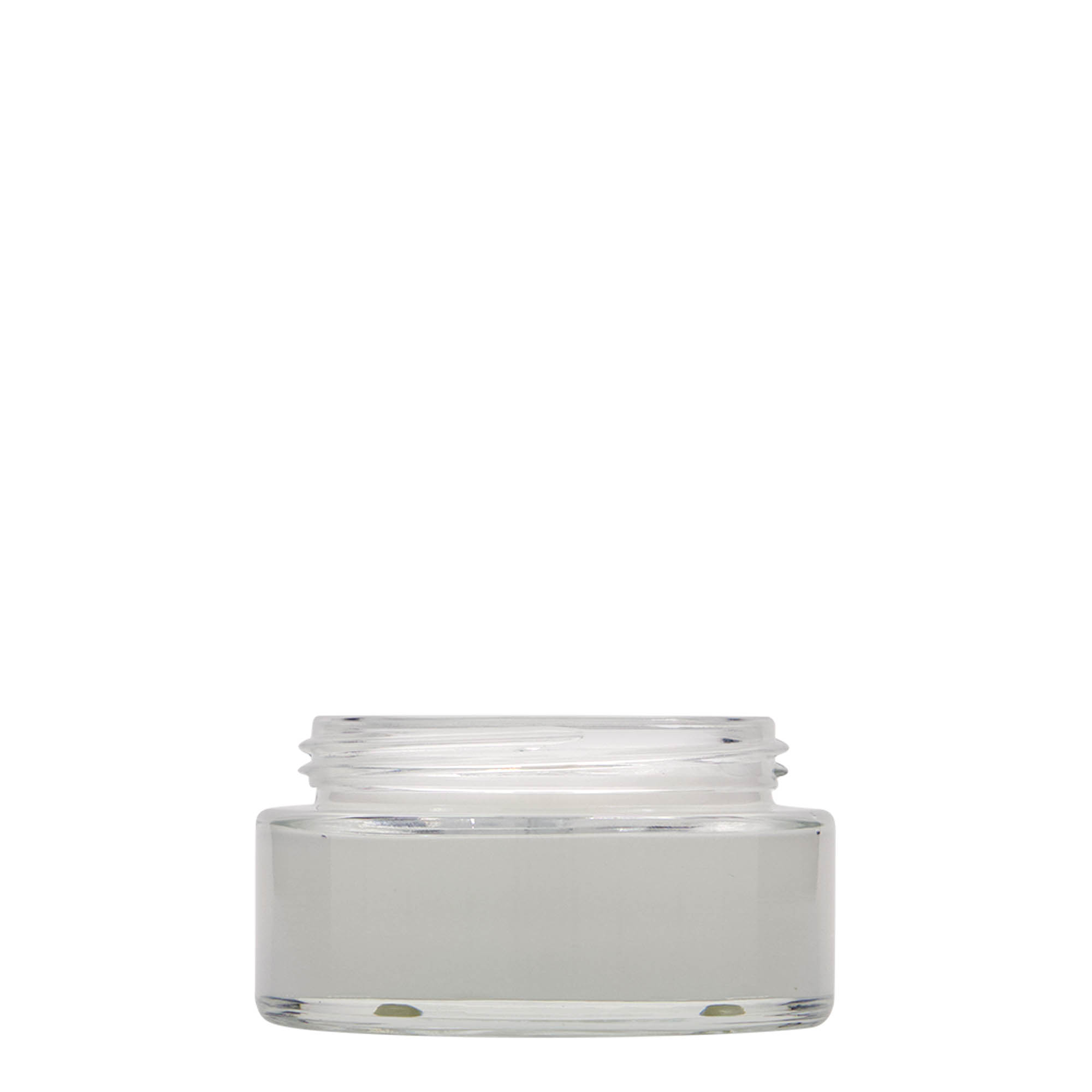 Pot de 100 ml « Clear Edition », verre, ouverture : bouchon à vis