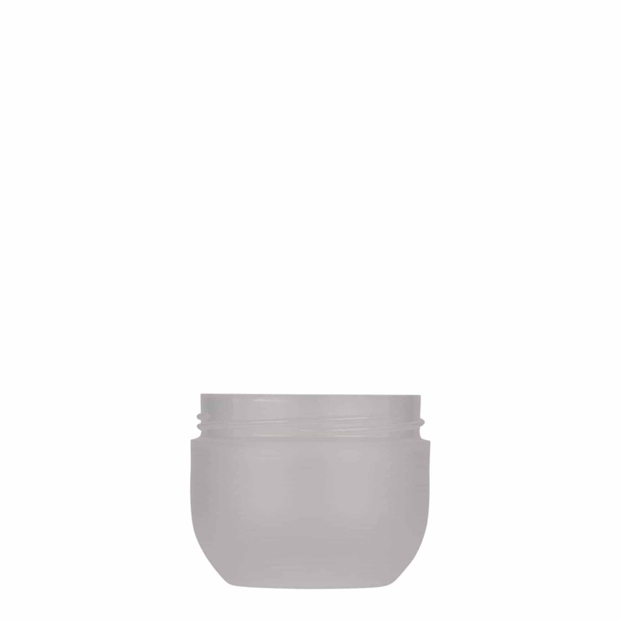 50 ml boîte en plastique 'Magic', PP, naturel, ouverture : bouchon à vis