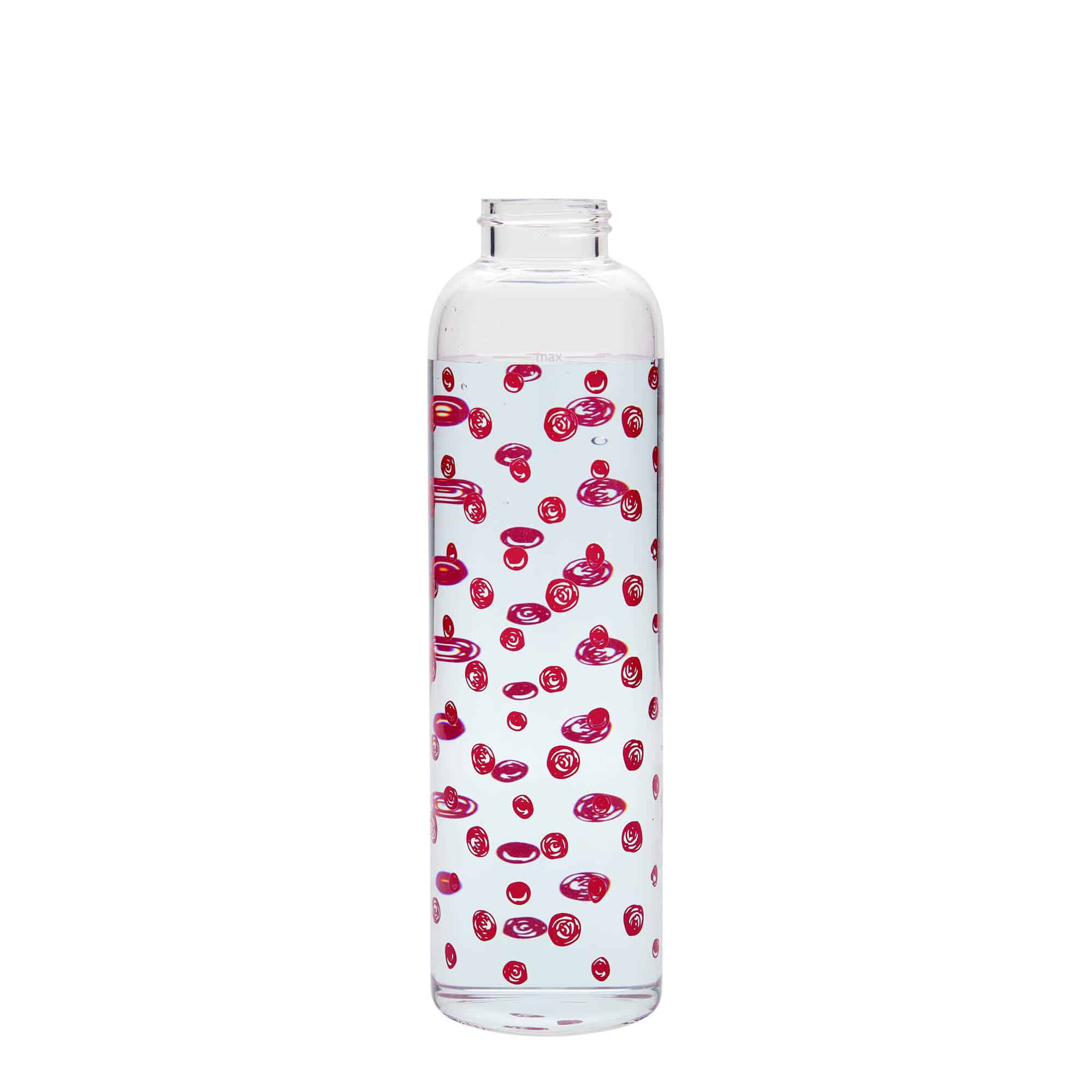 Bouteille d'eau 500 ml 'Perseus - Points rouges', embouchure : bouchon à vis Bouteille d'eau 500 ml 'Perseus - Points rouges', embouchure : bouchon à vis