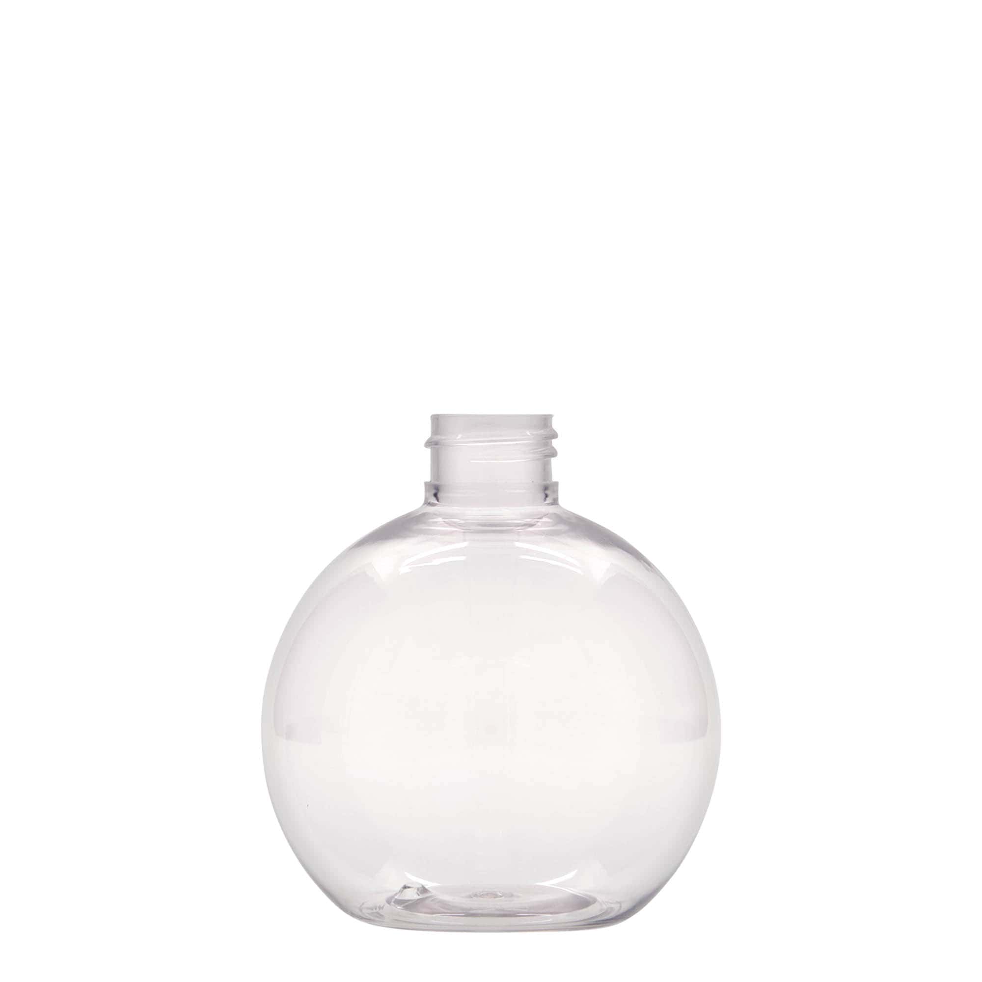 Bouteille PET 250 ml « Perry », ronde, plastique, goulot : 24/410