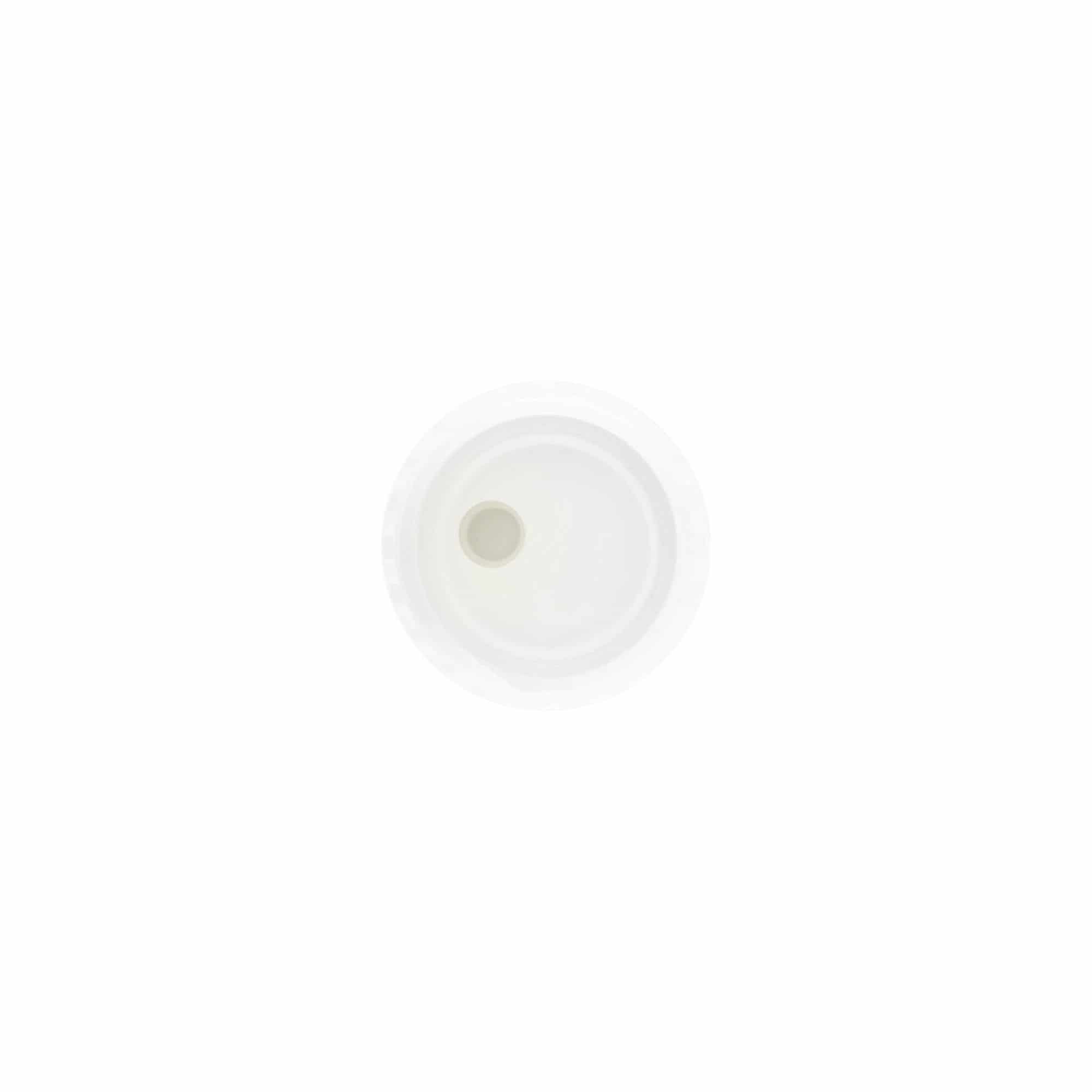 Bougage à vis Disc Top, plastique PP, blanc, pour bouchage: 24/410