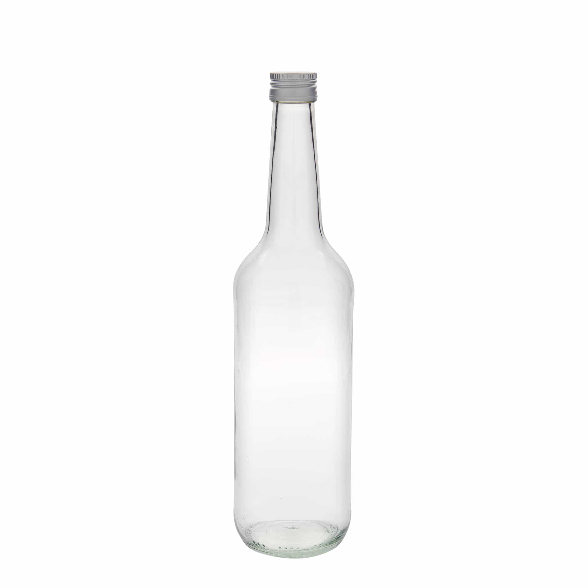 Bouteille en verre 700 ml à col droit, ouverture : PP 28