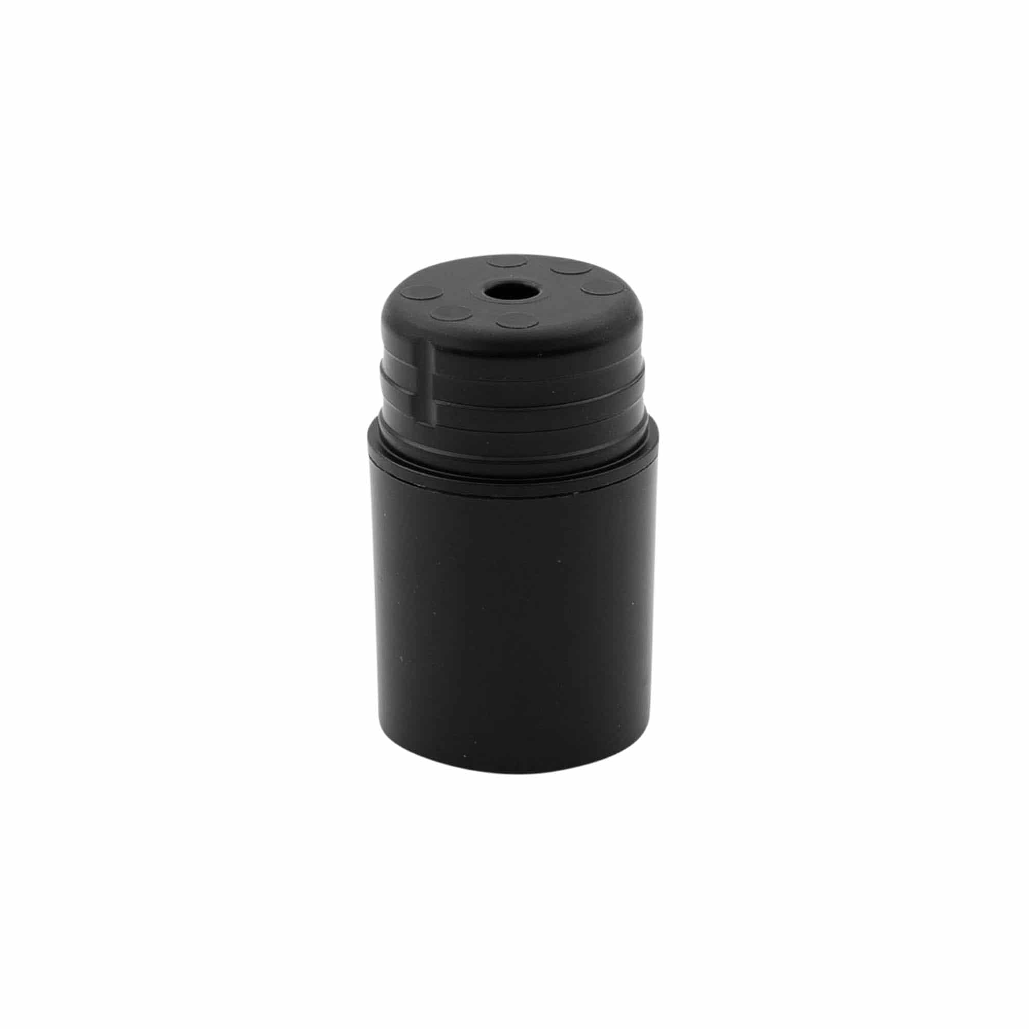 Pompe distributeur sans air « Nano », plastique PP, noir