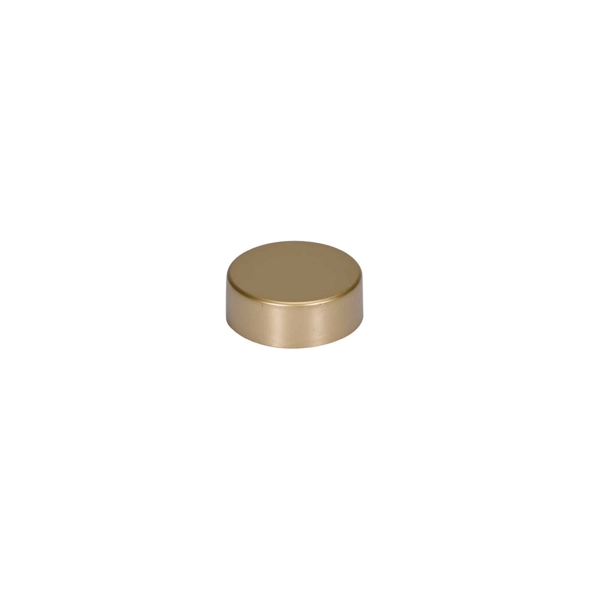 Bouchon à vis, plastique ABS, or mat, pour ouverture : GPI 33/400