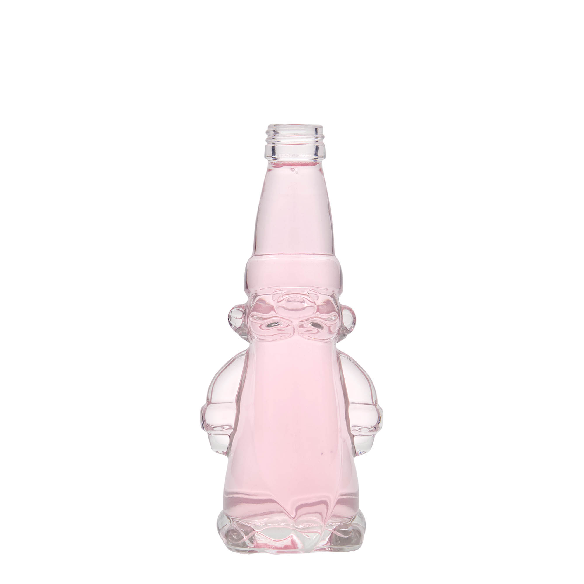 Flacon en verre 200 ml 'Lutin de Noël', ouverture : PP 28 Flacon en verre 200 ml 'Lutin de Noël', ouverture : PP 28
