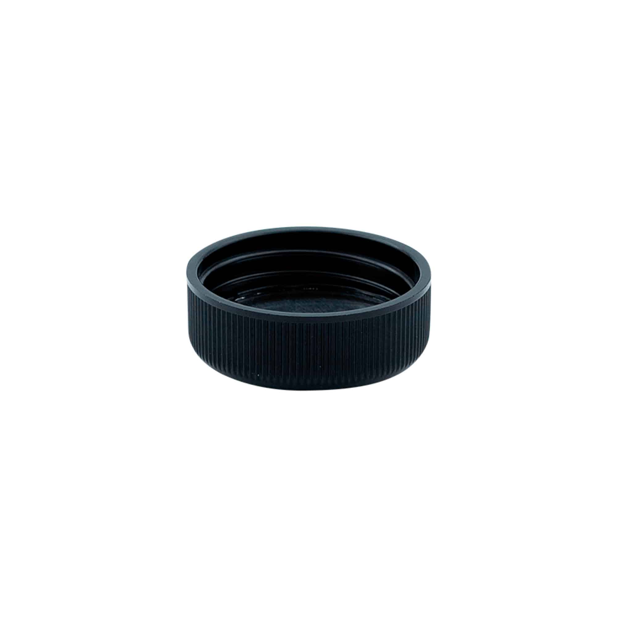 Bouchon à vis « encrier », plastique HPM, noir Bouchon à vis « encrier », plastique HPM, noir